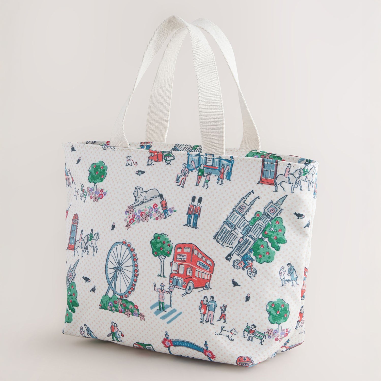 Cathkidston ランチトートバッグLovelyLondonEcru ランチ トートバッグ Lovely London | Cath Kidston 日本公式