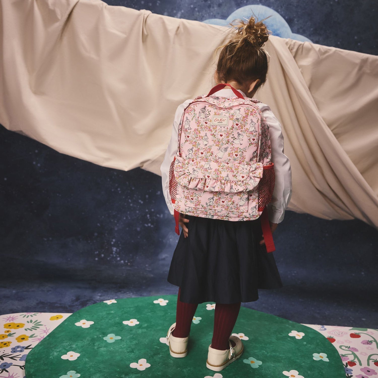 ムーミン キッズ フリル バックパック Little My Ditsy