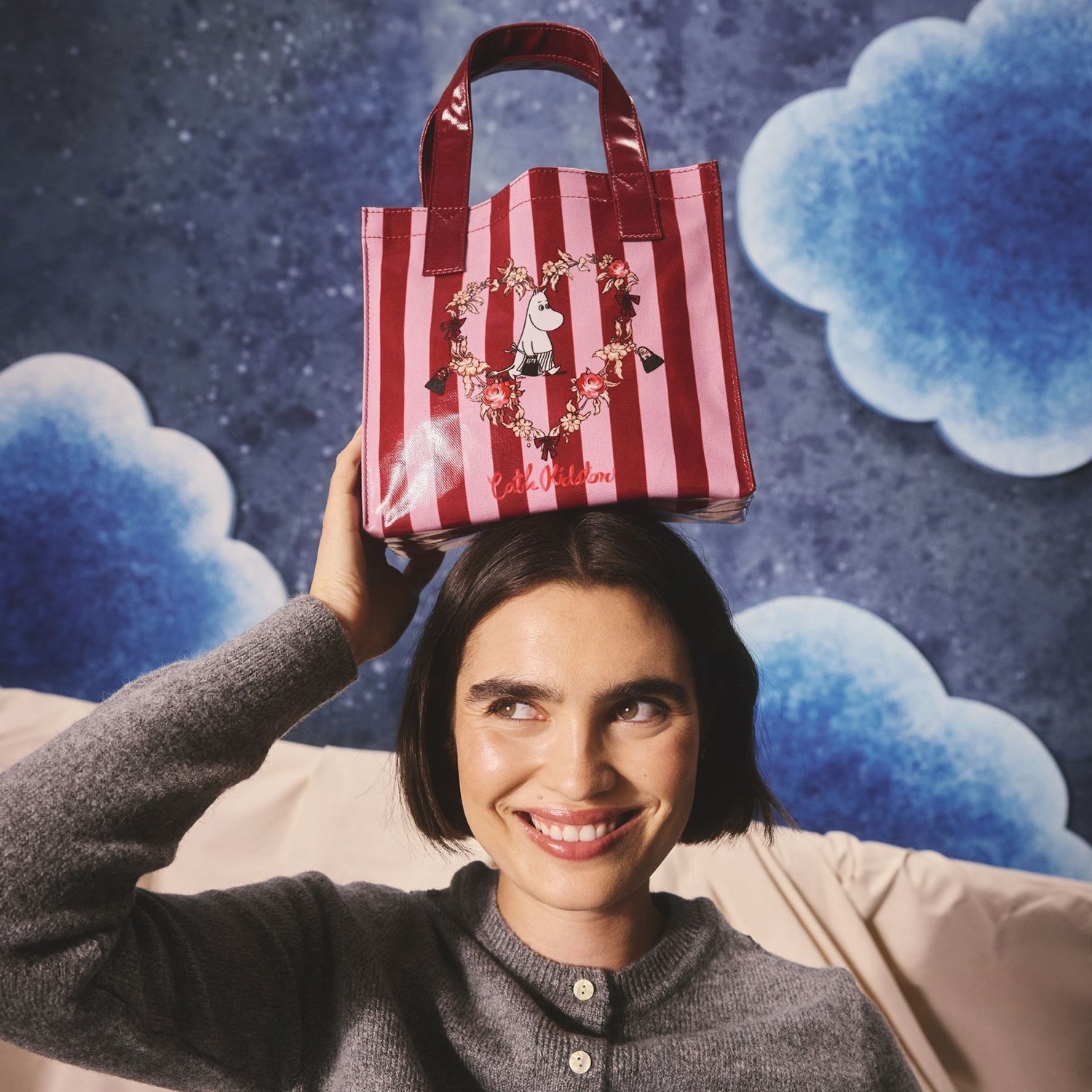 ムーミン スモール ブックバッグ Moominmamma Stripe