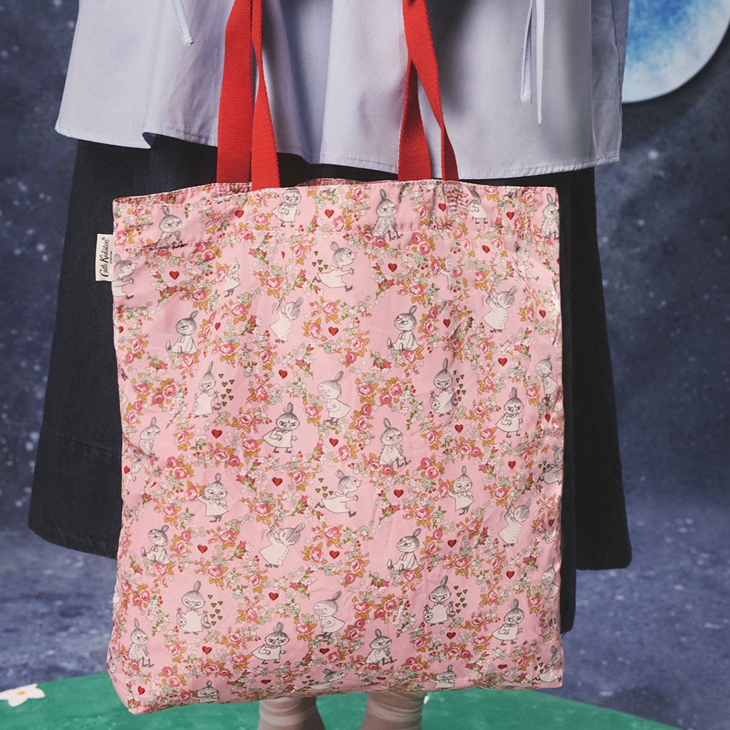 ムーミン  フォルダウェイ トートバッグ Little My Ditsy