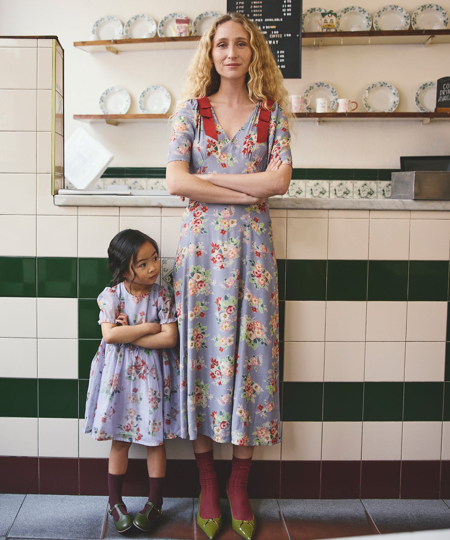 キッズ フローラル コサージュ ドレス Archive Floral