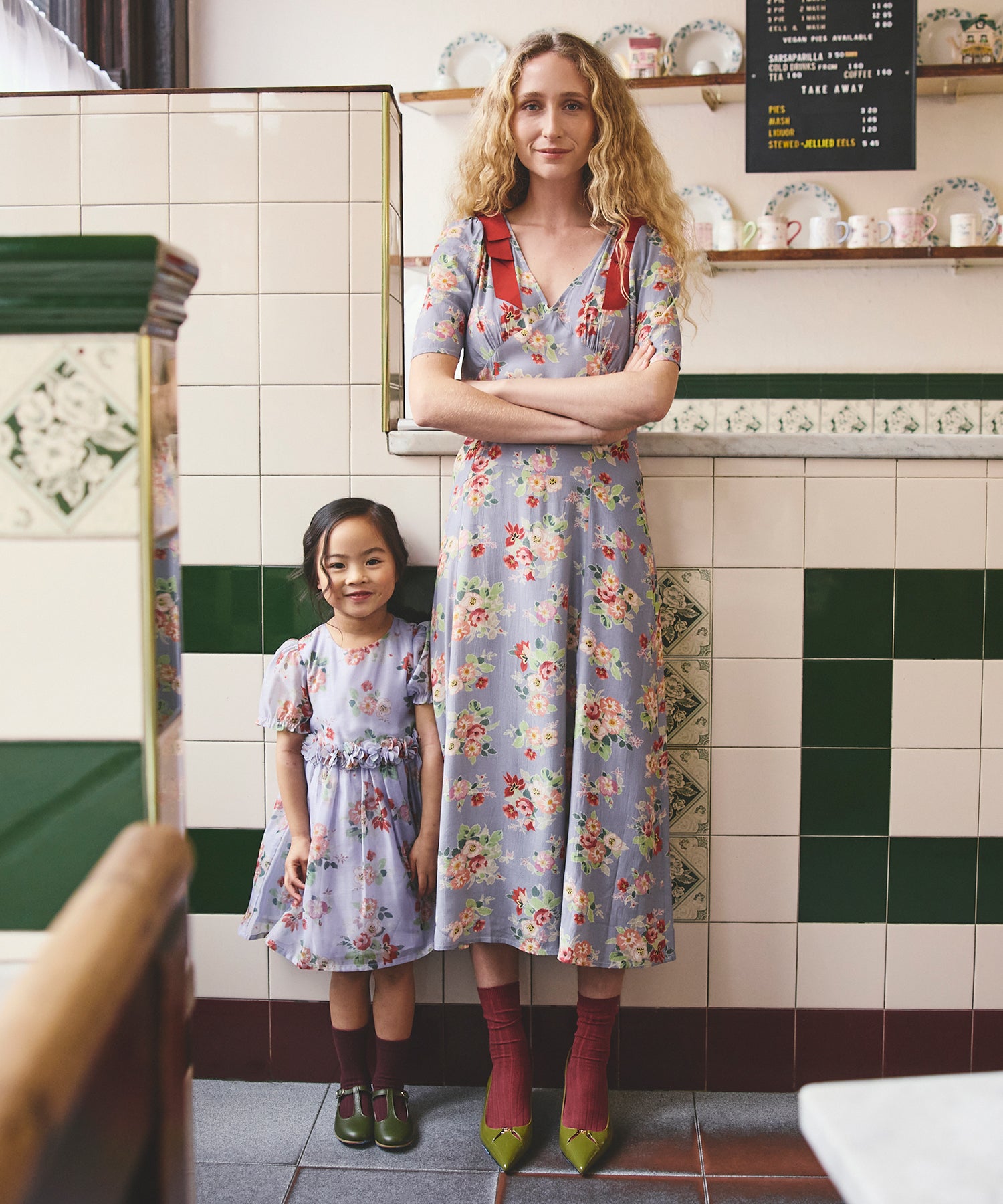 キッズ フローラル コサージュ ドレス Archive Floral