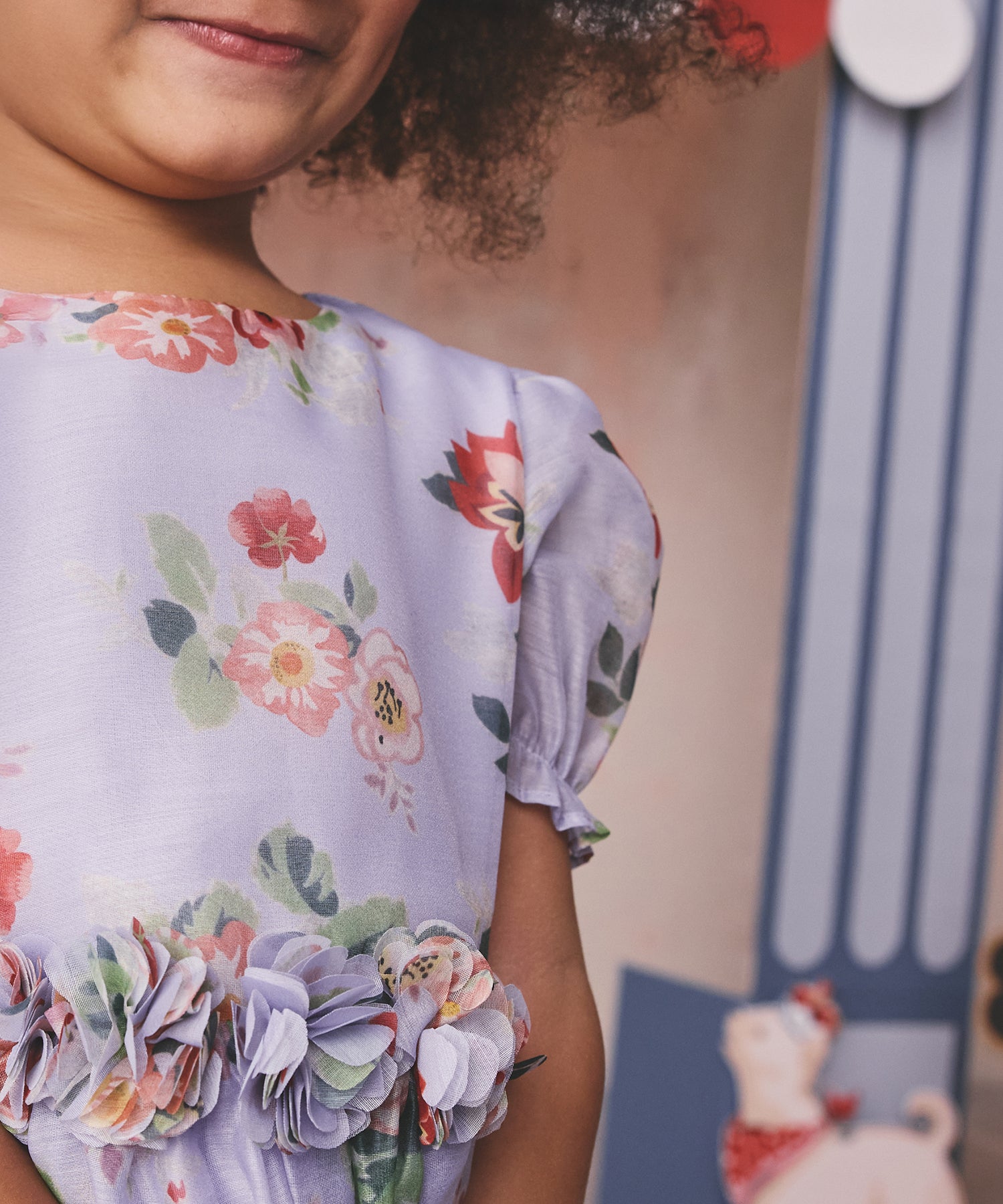 キッズ フローラル コサージュ ドレス Archive Floral