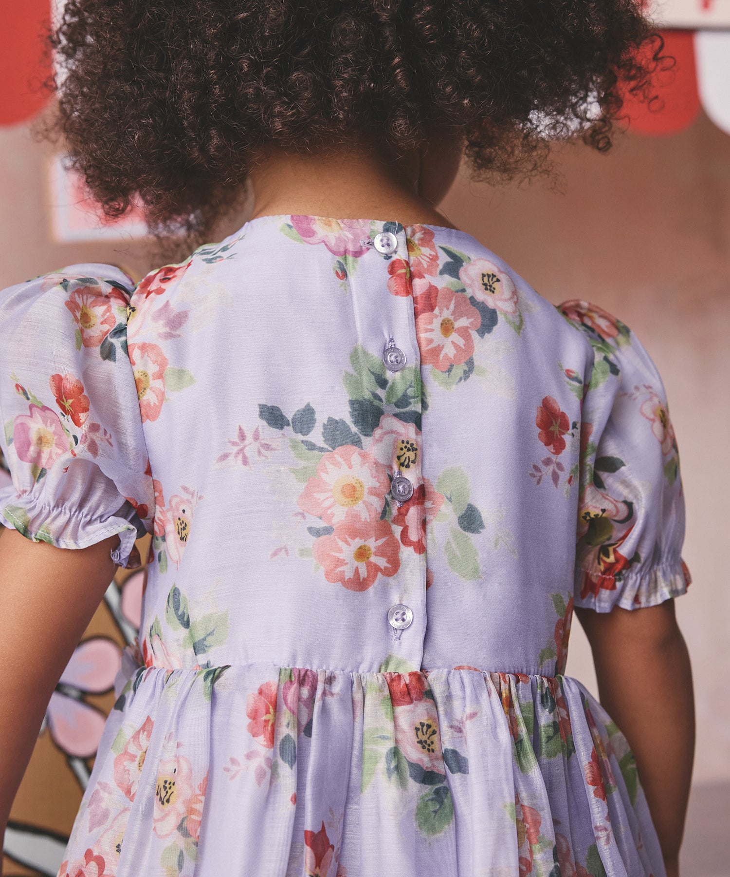 キッズ フローラル コサージュ ドレス Archive Floral