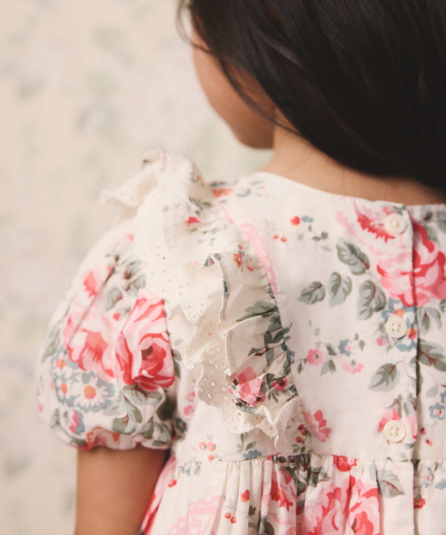 キッズ フリルワンピース Hackney Rose