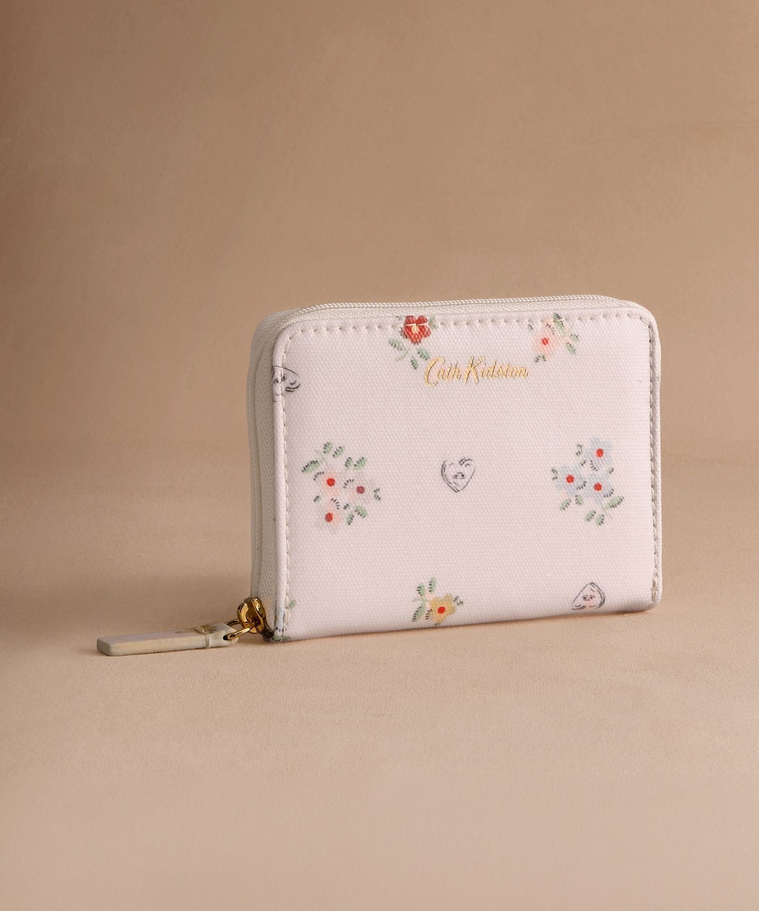 ミニ コンチネンタル ウォレット Button Block Floral