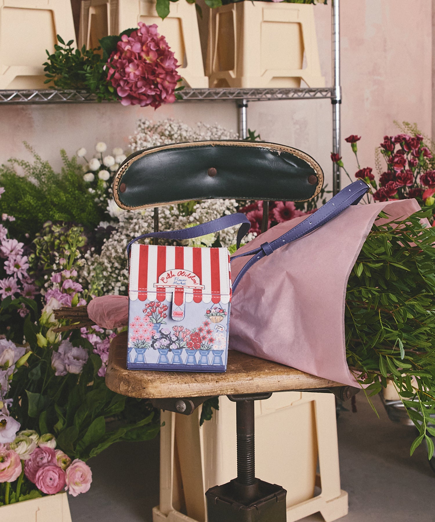 クロスボディバッグ Flower Market