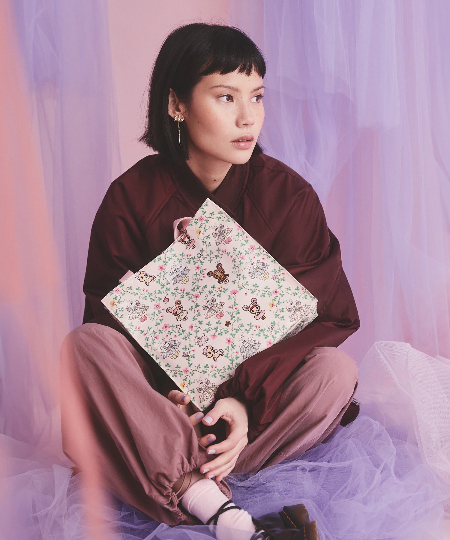 ミディアム ブックバッグ Tokidoki Paper Dresses