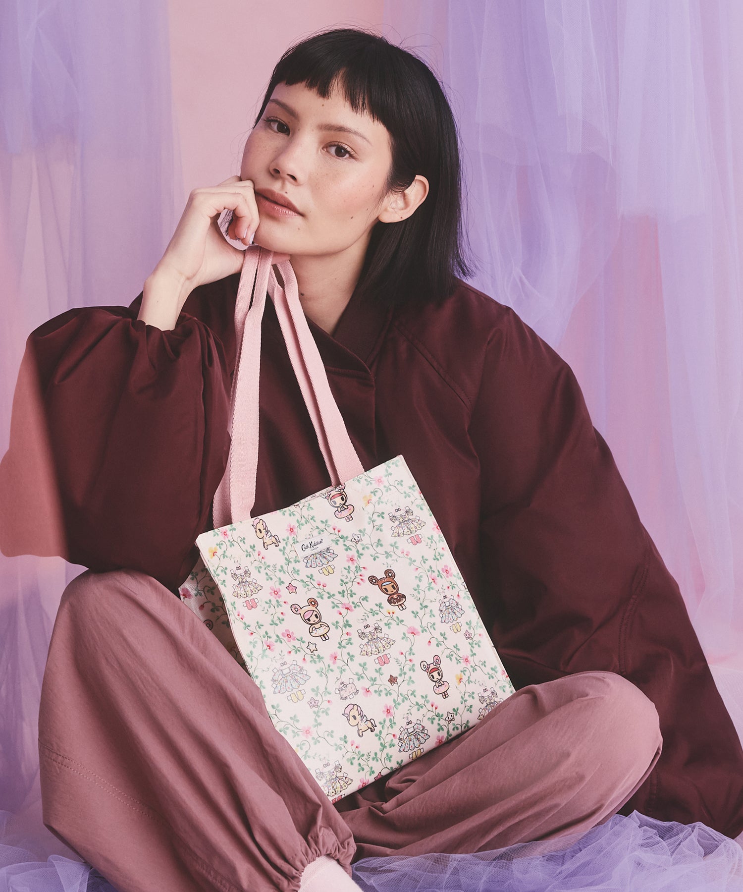 ミディアム ブックバッグ Tokidoki Paper Dresses