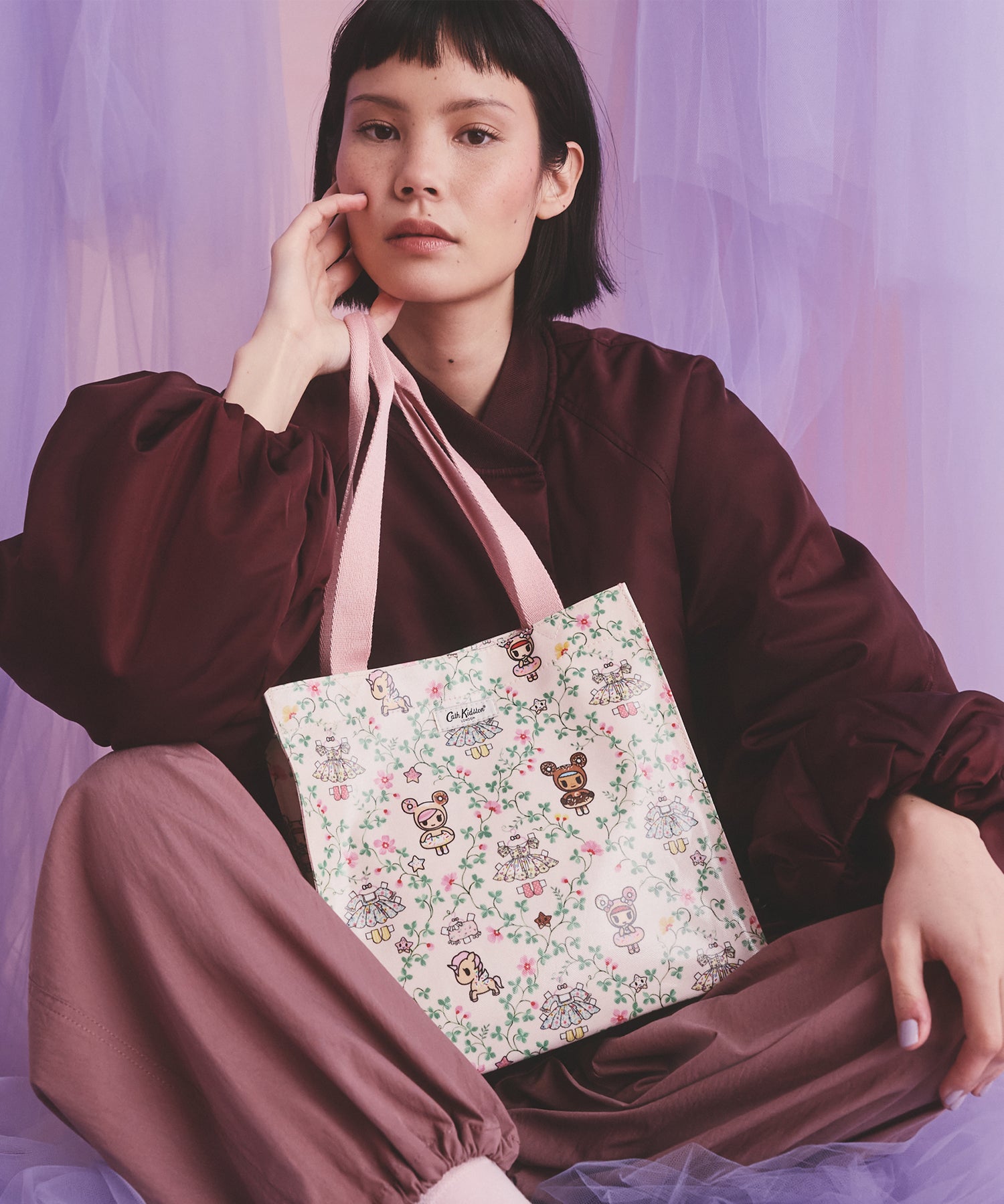 ミディアム ブックバッグ Tokidoki Paper Dresses