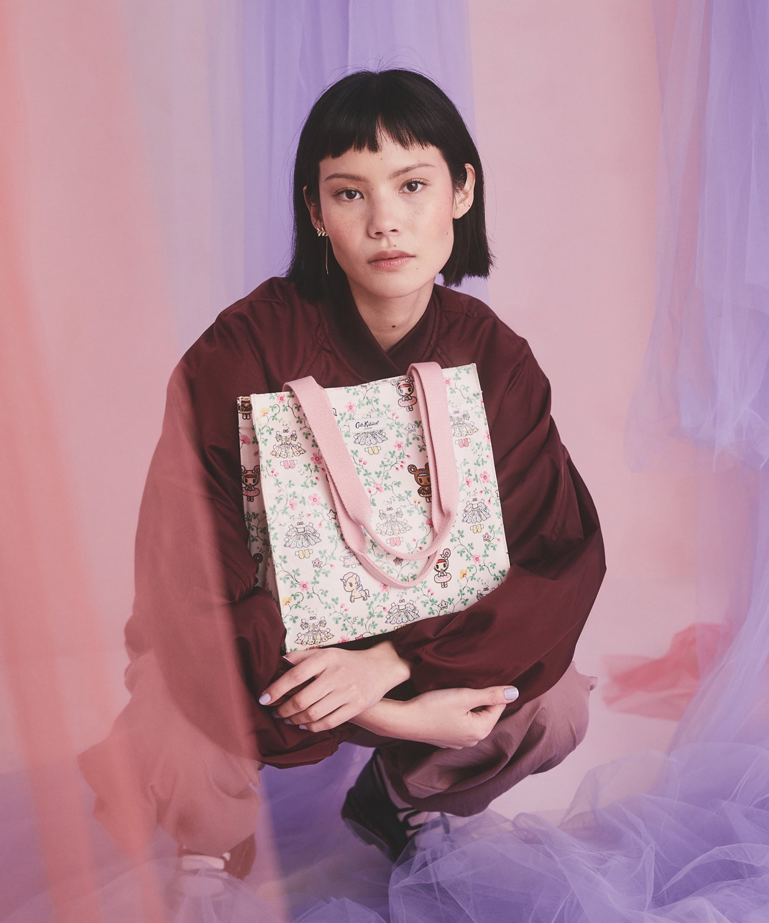 ミディアム ブックバッグ Tokidoki Paper Dresses