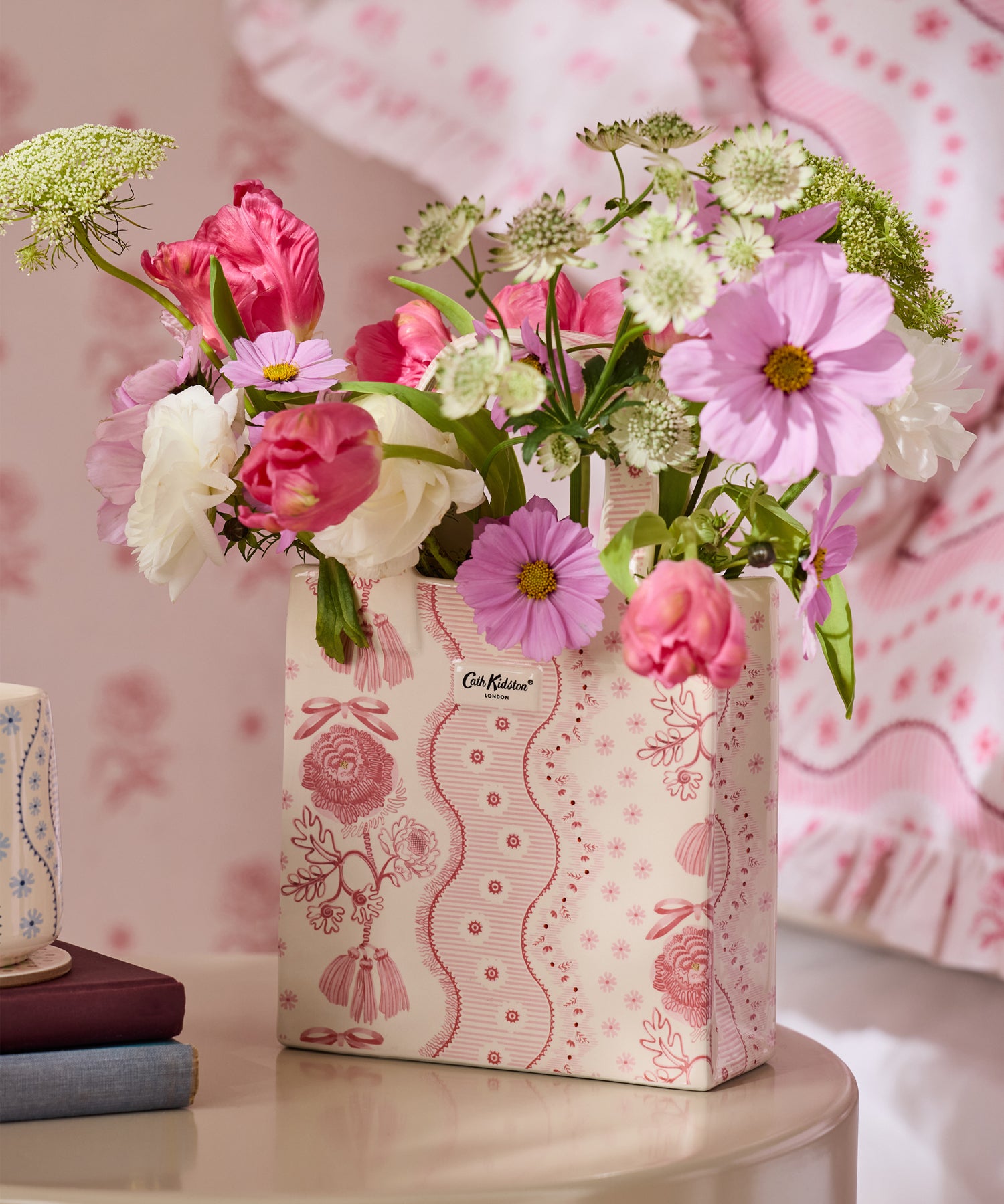 ブックバッグ フラワーベース Spitalfields Silk