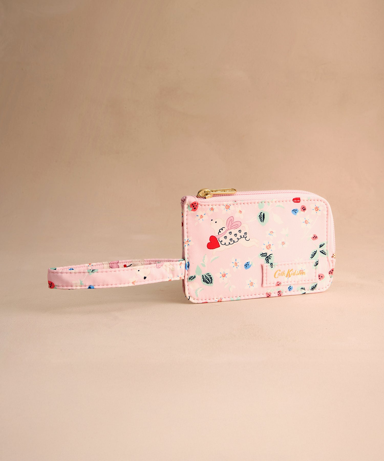 カード&コイン パースW Puppy Floral