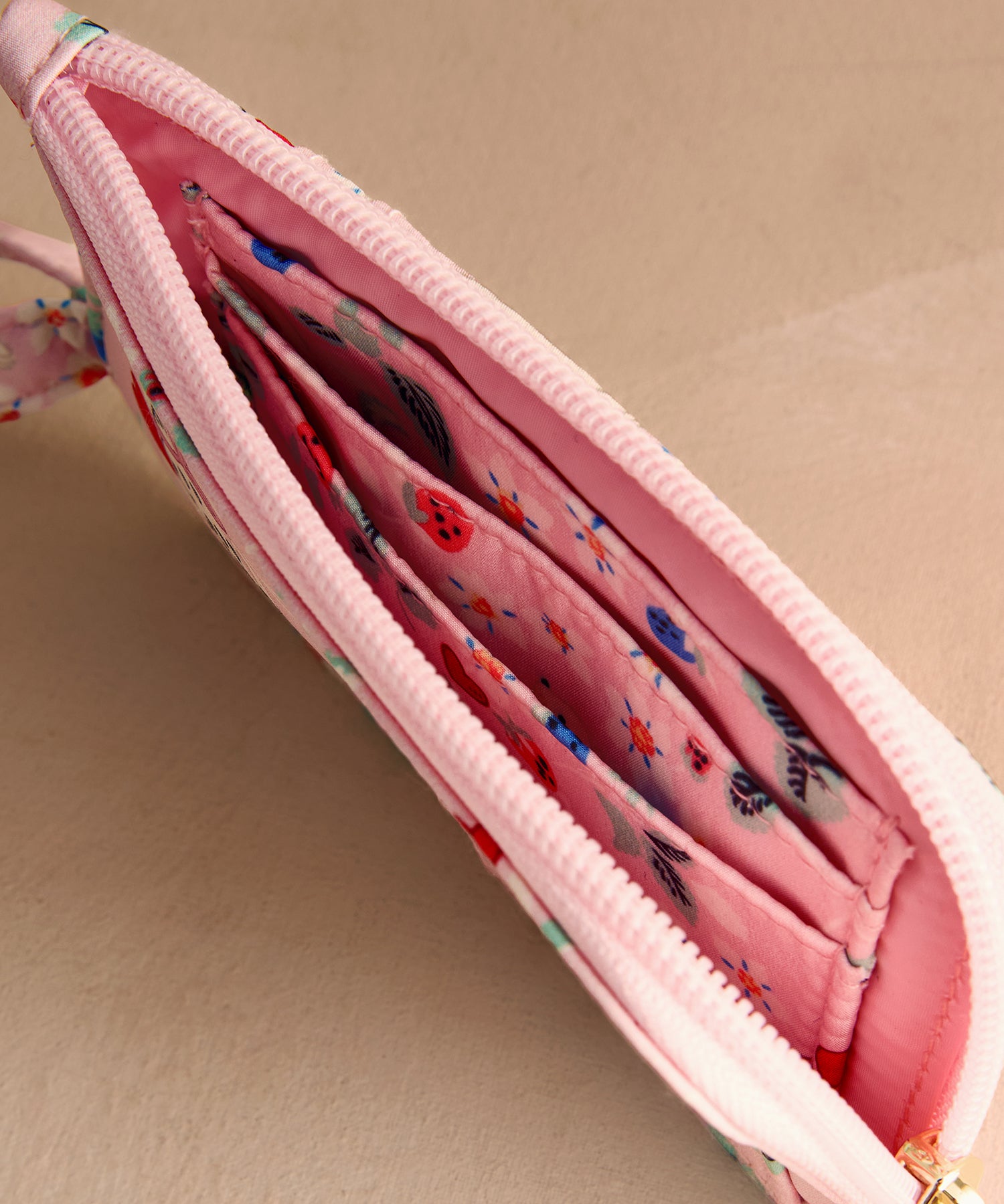 カード&コイン パースW Puppy Floral