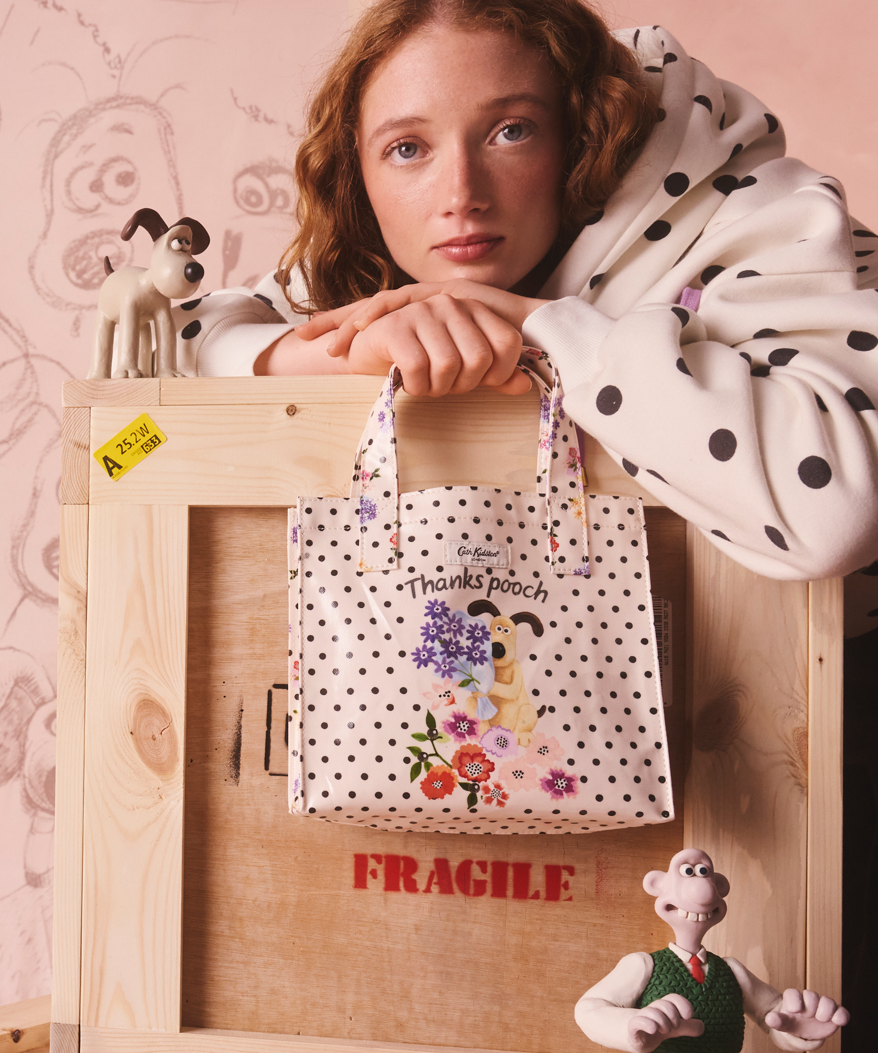 Wallace & Gromit スモール ブックバッグ On the Spot Gromit