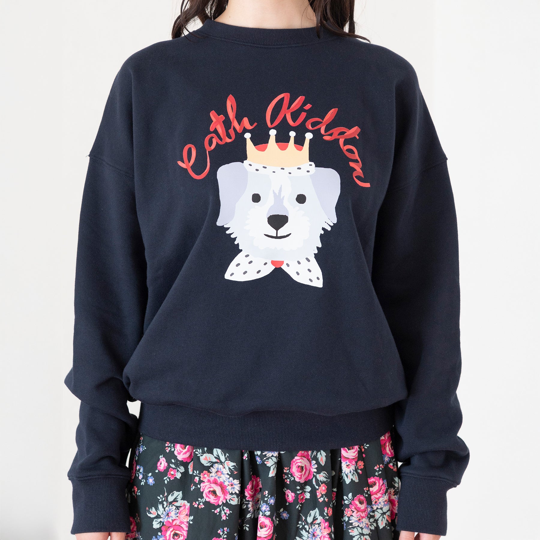 裏起毛スウェットトップス London Crown