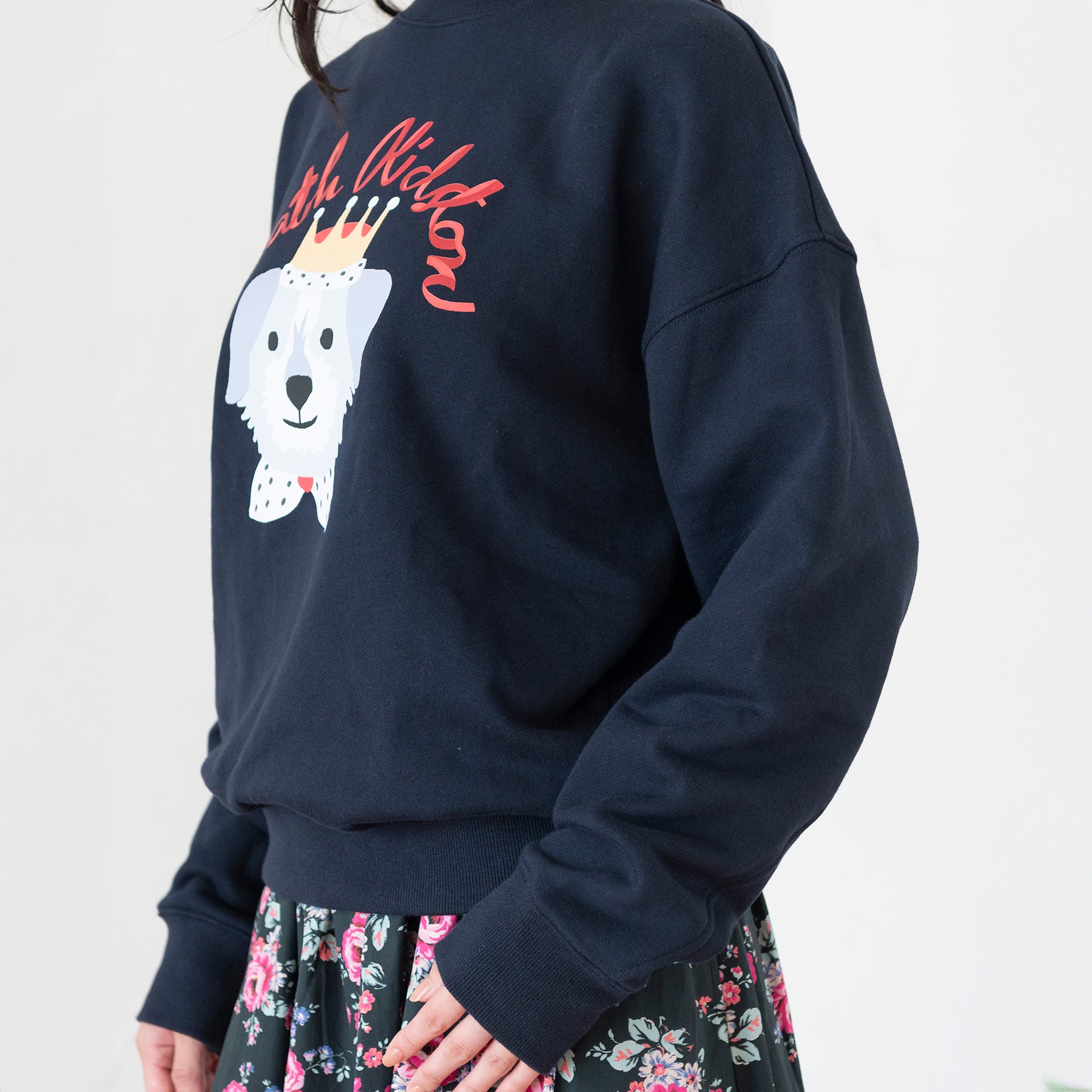 裏起毛スウェットトップス London Crown