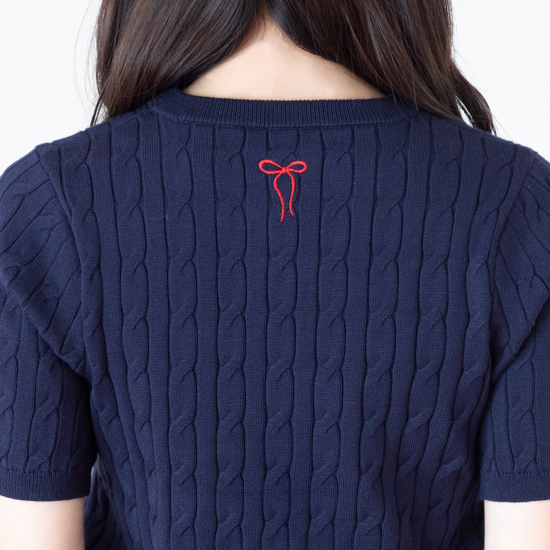 ショートスリーブニットトップス London Dog