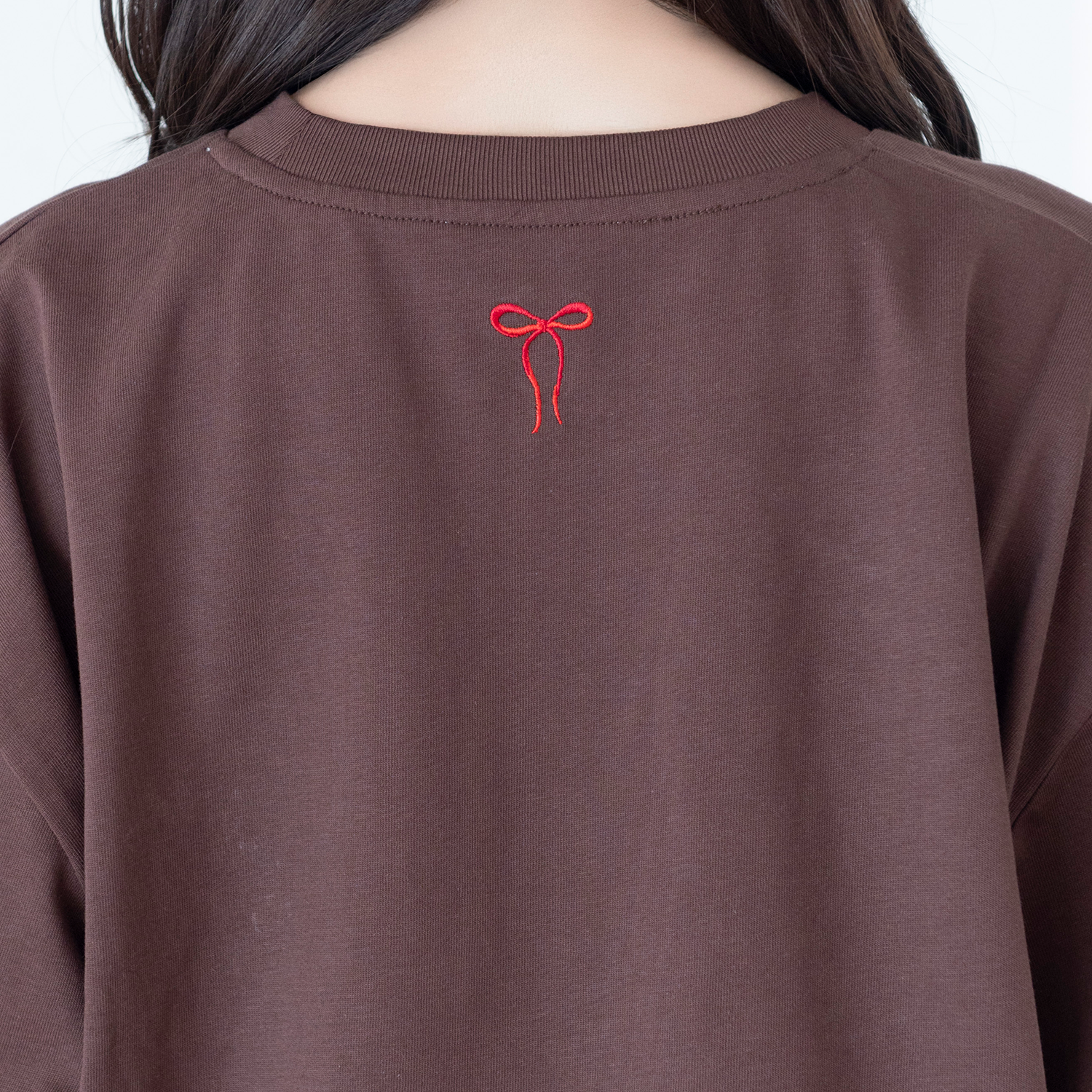 ショート丈ロングスリーブTシャツ Rose