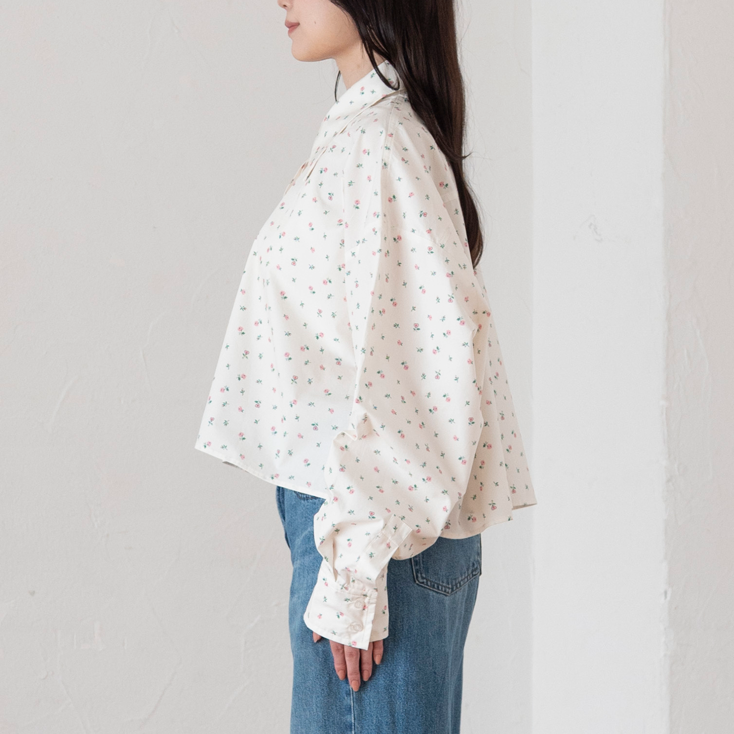 ショート丈ビッグシャツ