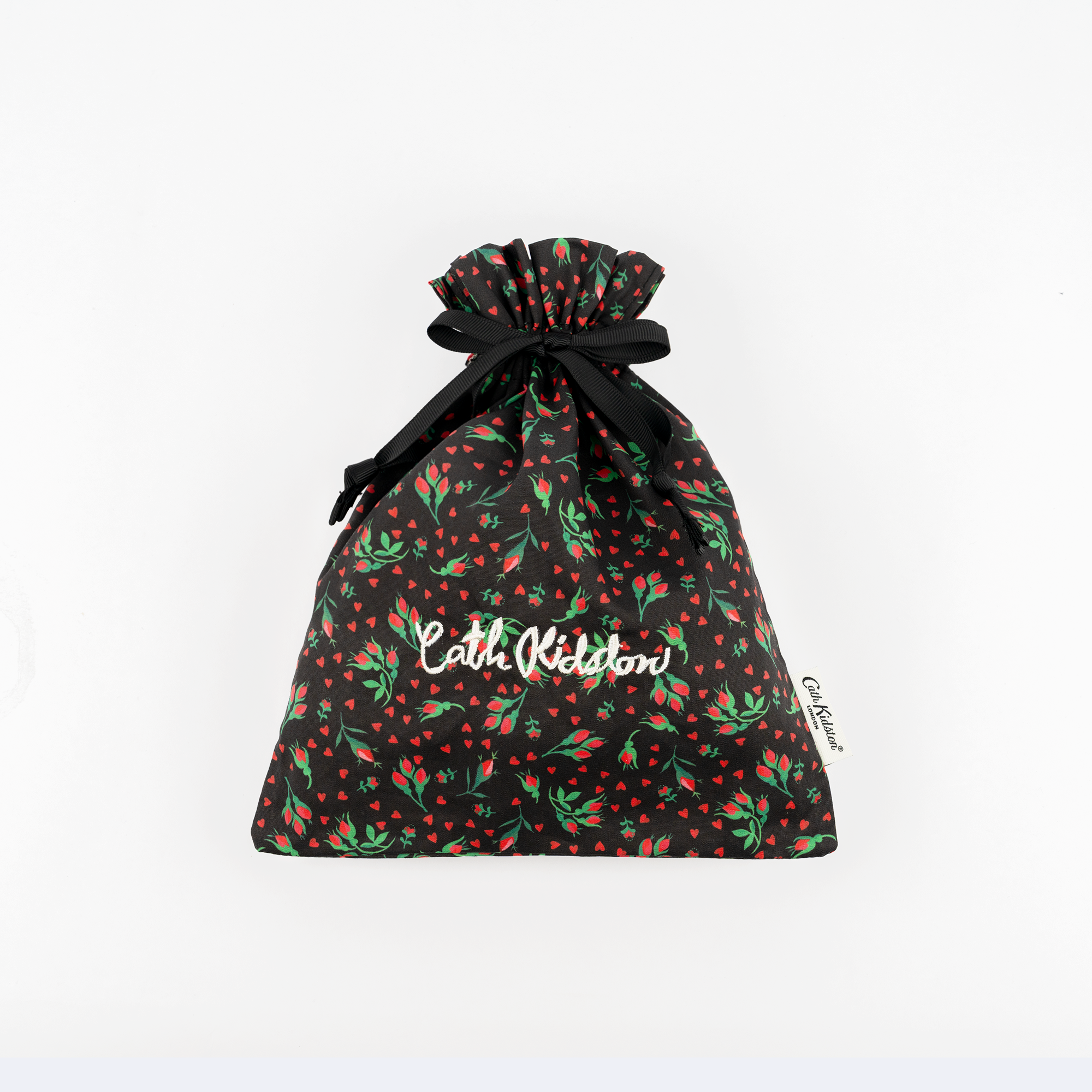 Roses and Hearts black