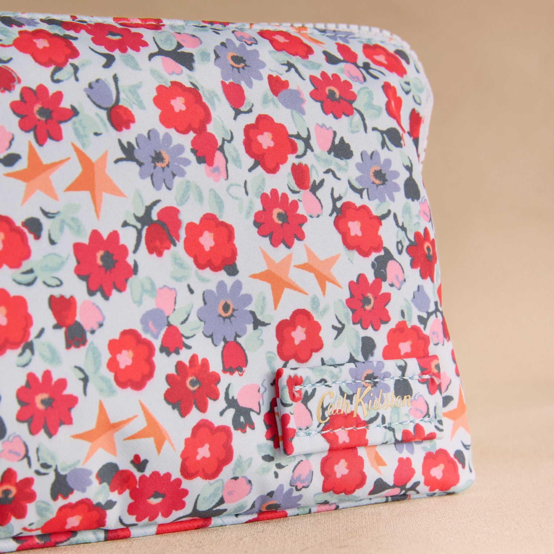 トリプル ポーチ Folding Star Ditsy