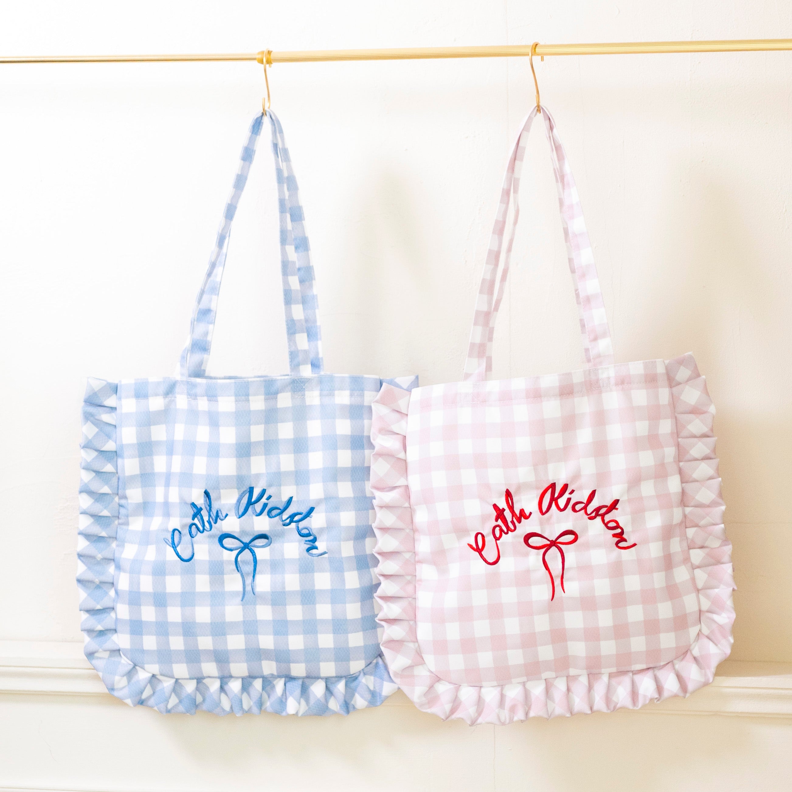 フリルトートバッグ