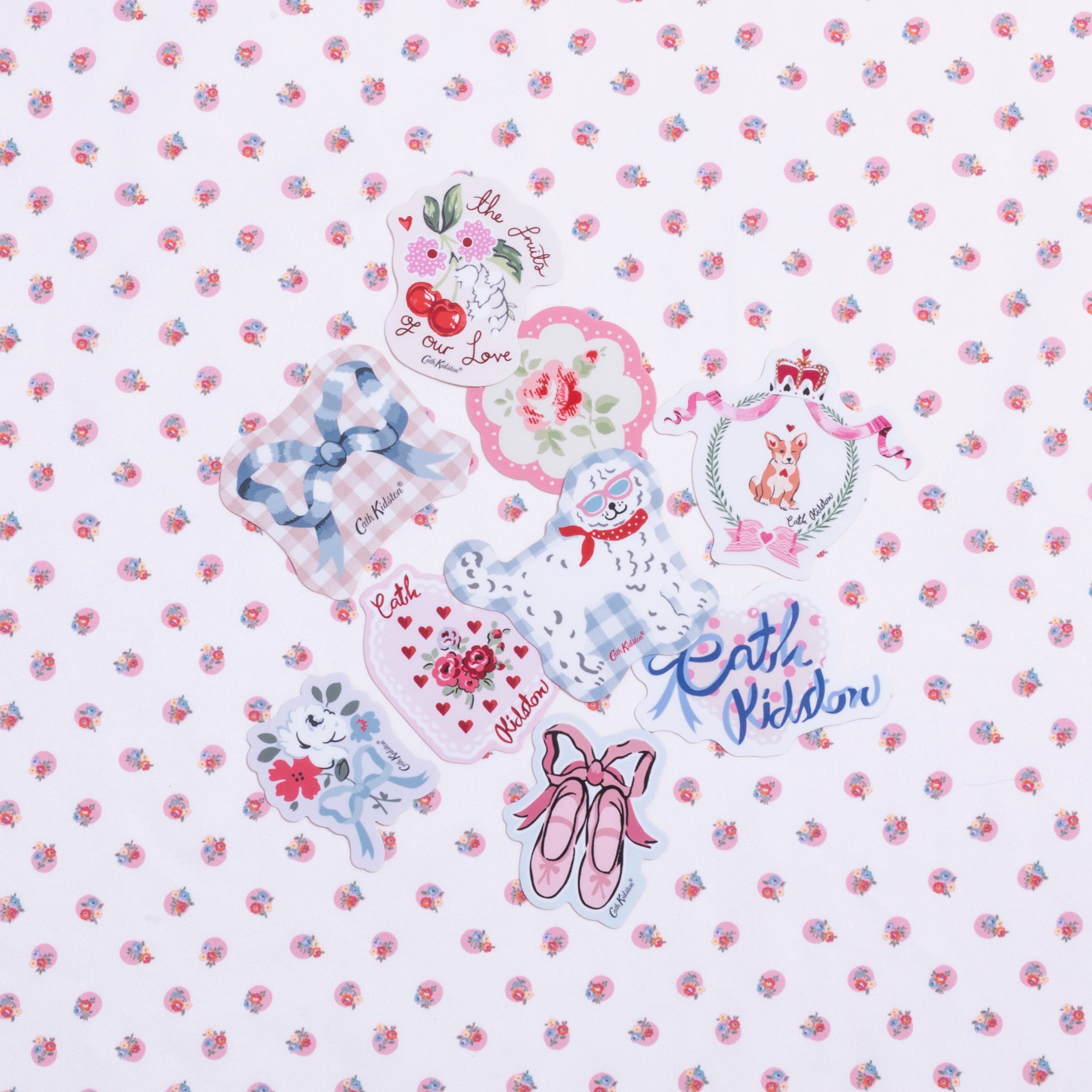 ドローストリングポーチ+ステッカーセット