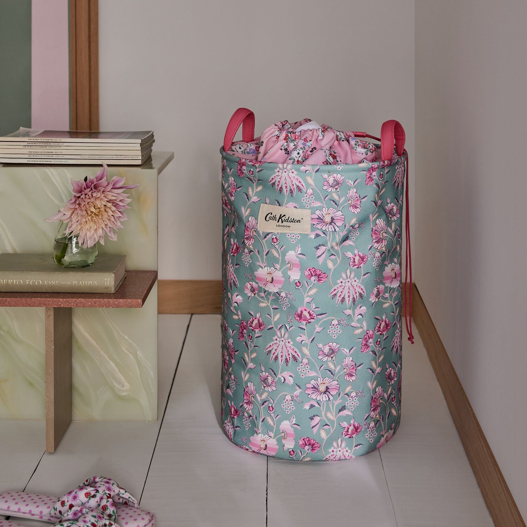 ランドリーバッグ Green Floral