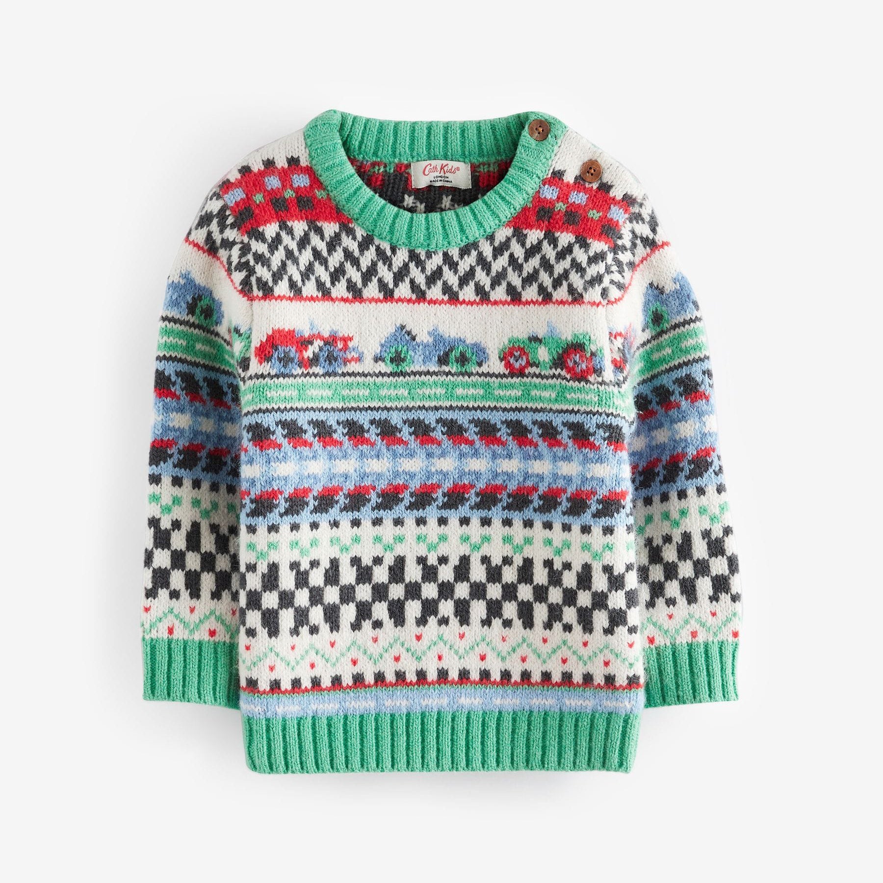 キッズ フェアアイル ニット トップス