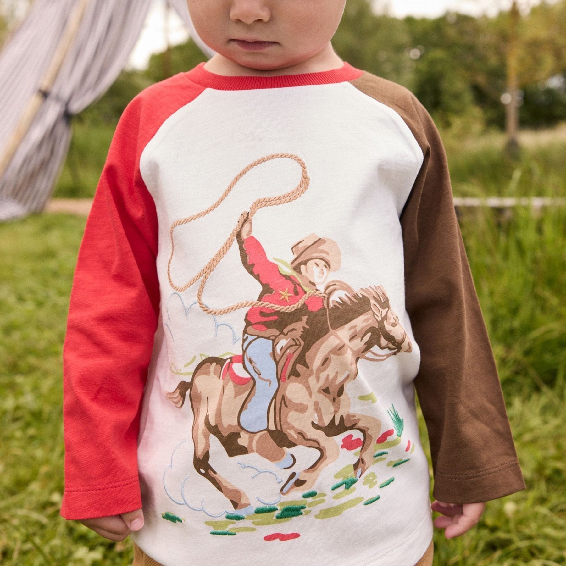 キッズ ロングスリーブTシャツ Cowboy