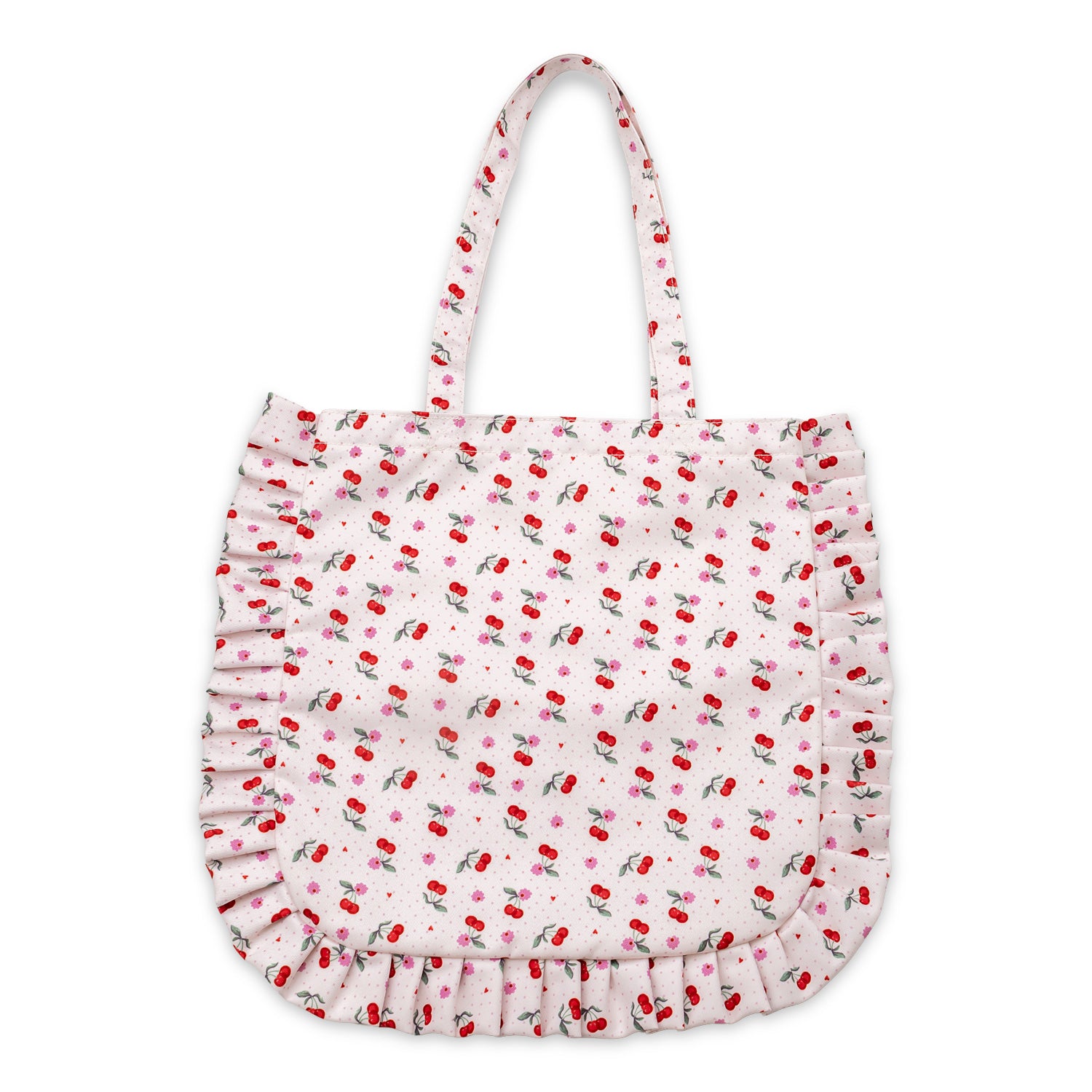 フリルトートバッグ