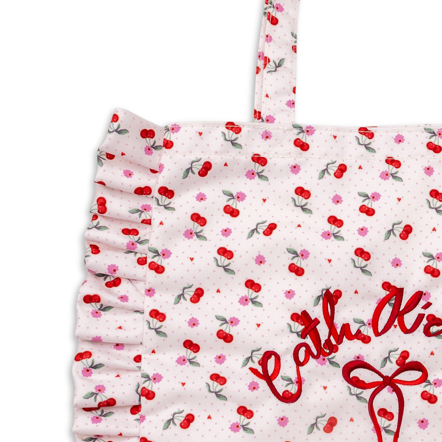 フリルトートバッグ