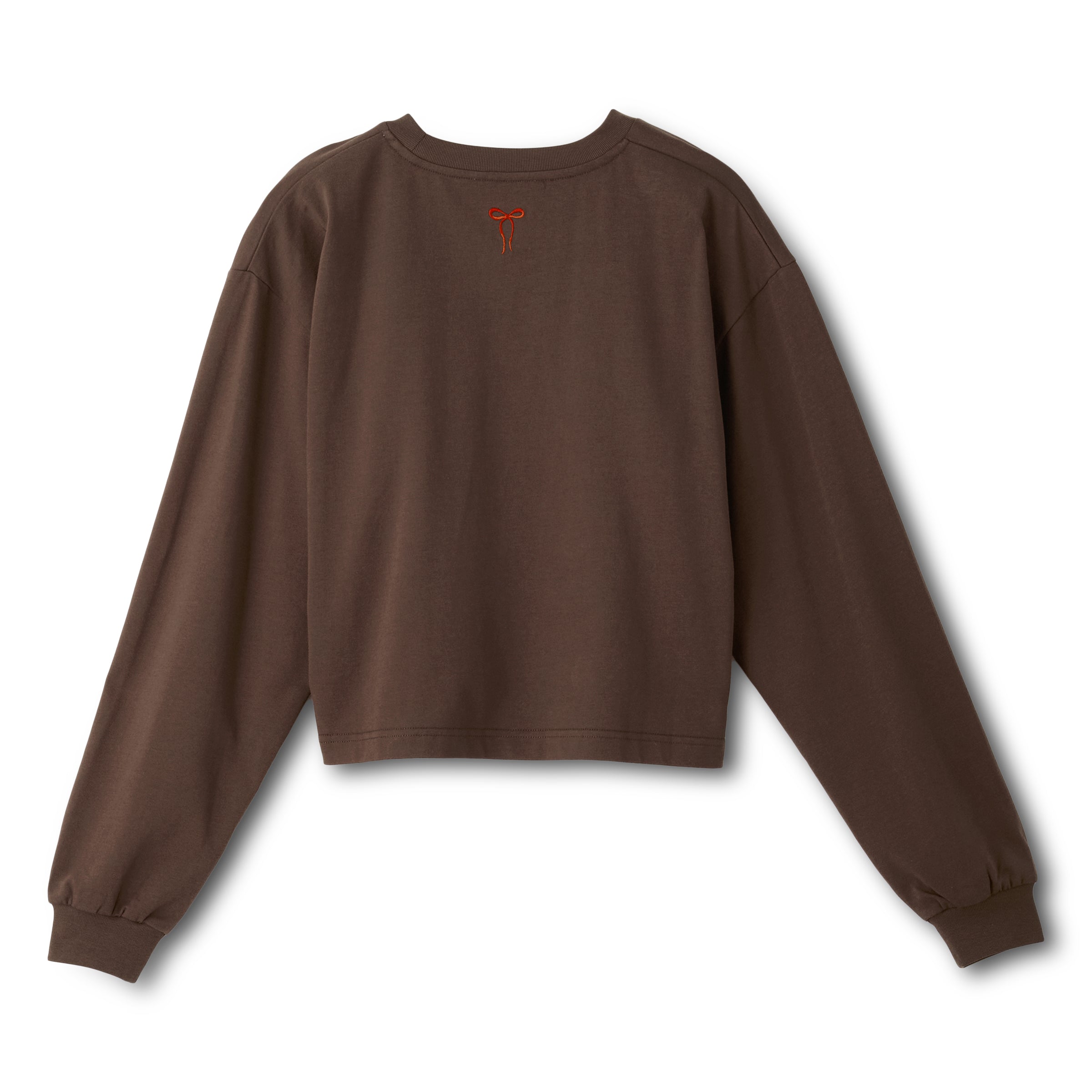 ショート丈ロングスリーブTシャツ Rose