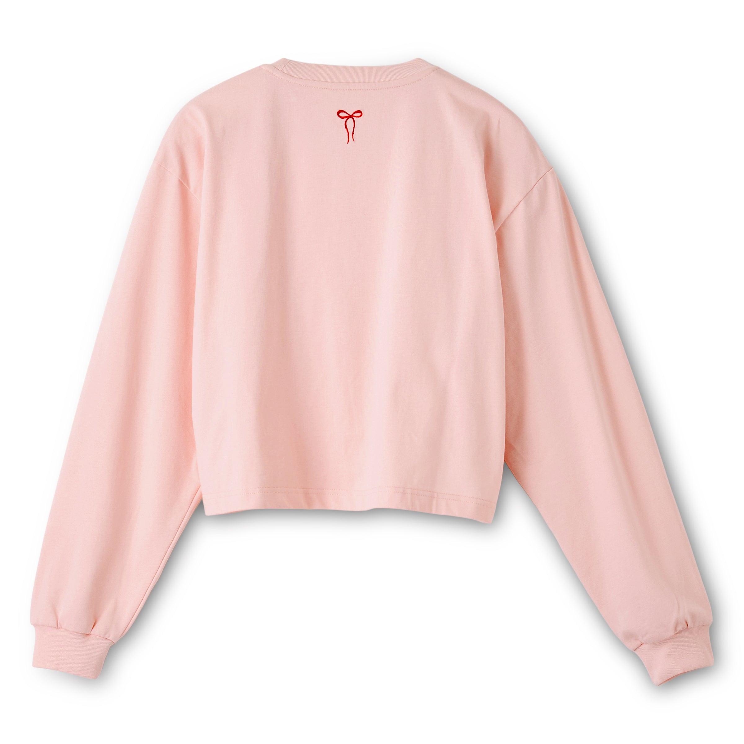 ショート丈ロングスリーブTシャツ Rose