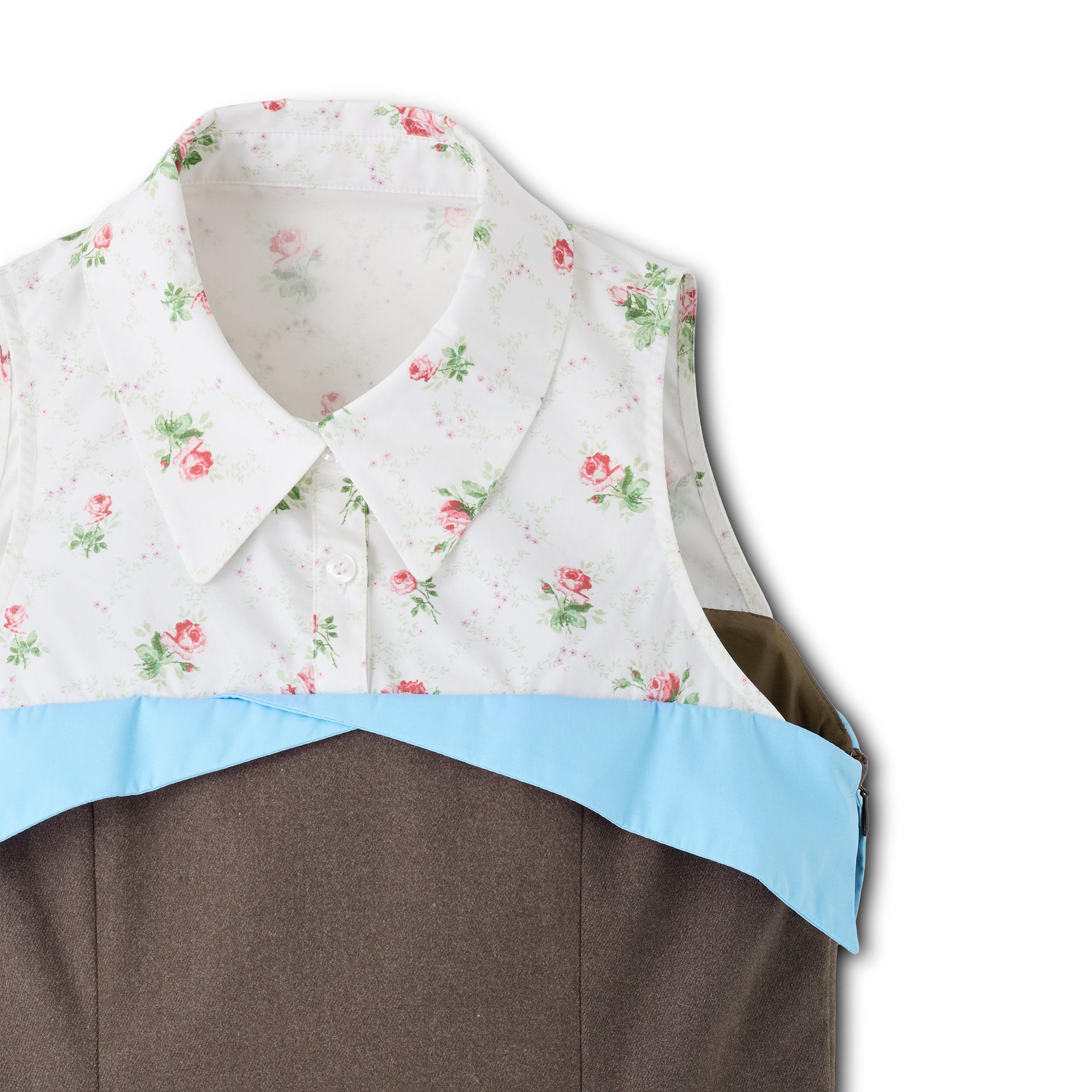 CK×sowa シャツドッキングワンピース