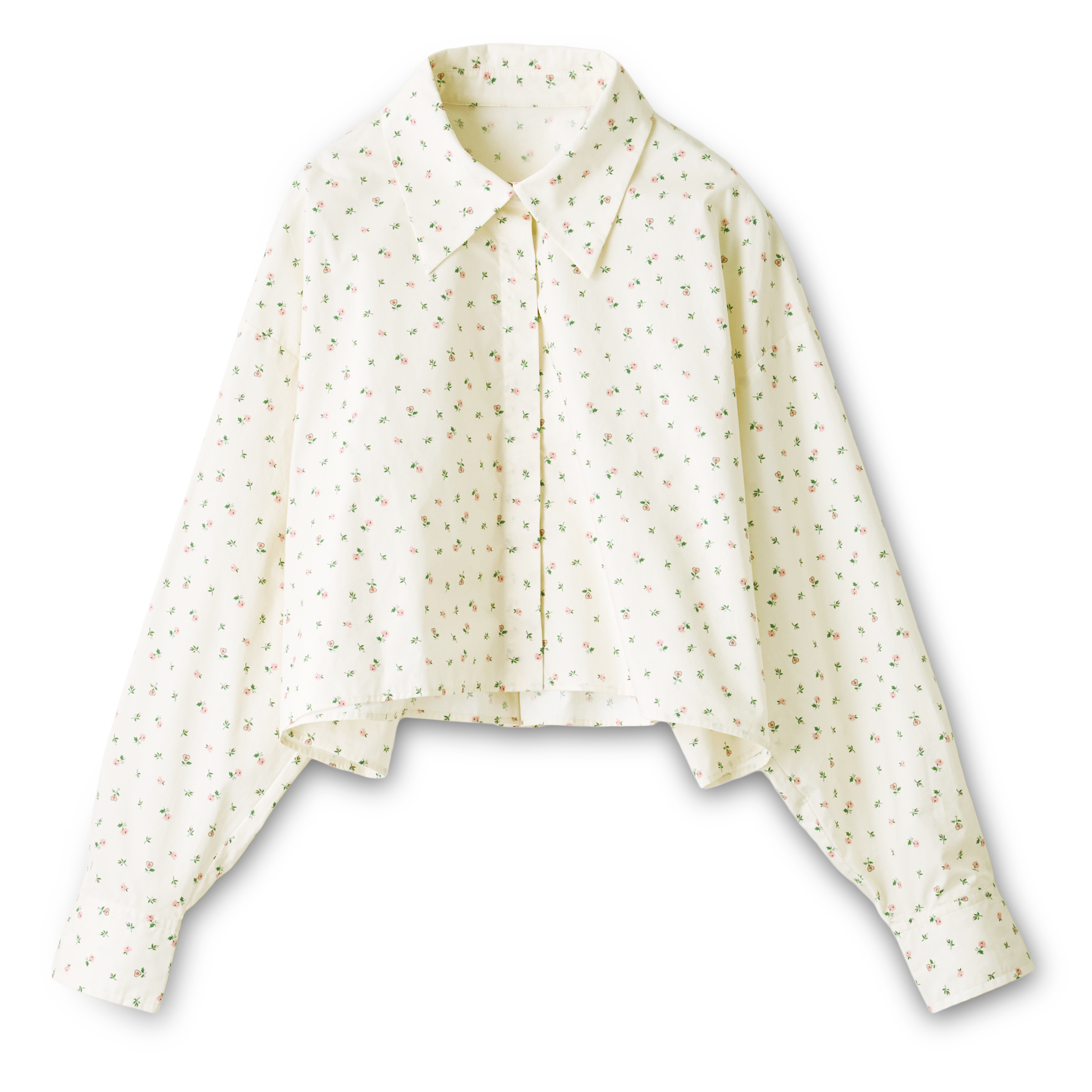 ショート丈ビッグシャツ