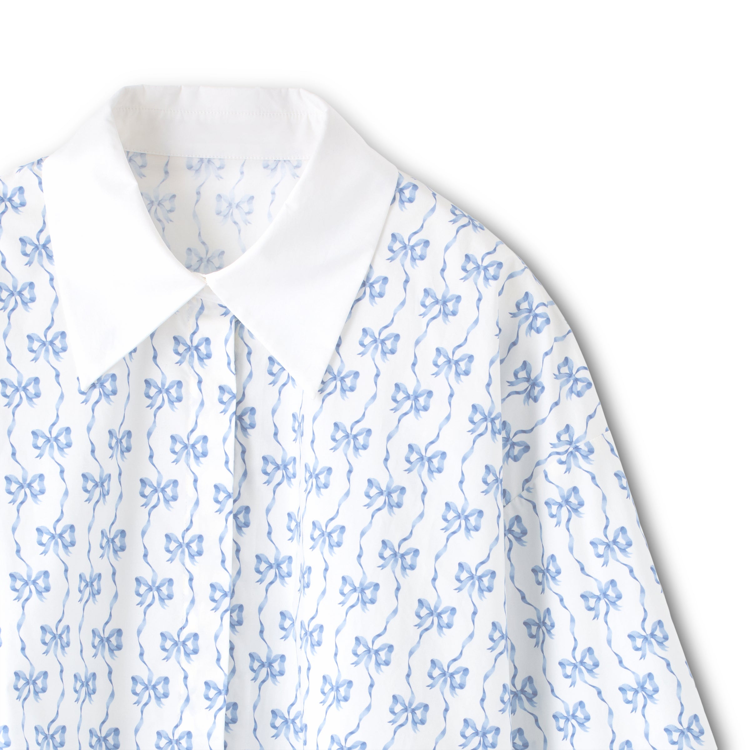 ショート丈ビッグシャツ