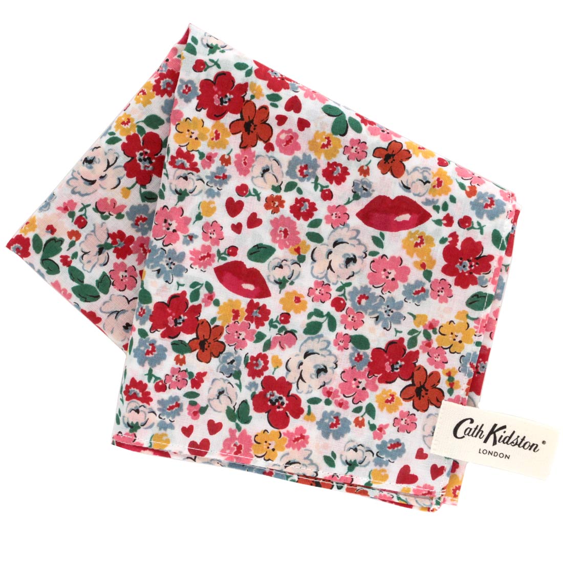 プリントハンカチ LOVE DITSY | Cath Kidston 日本公式オンライン