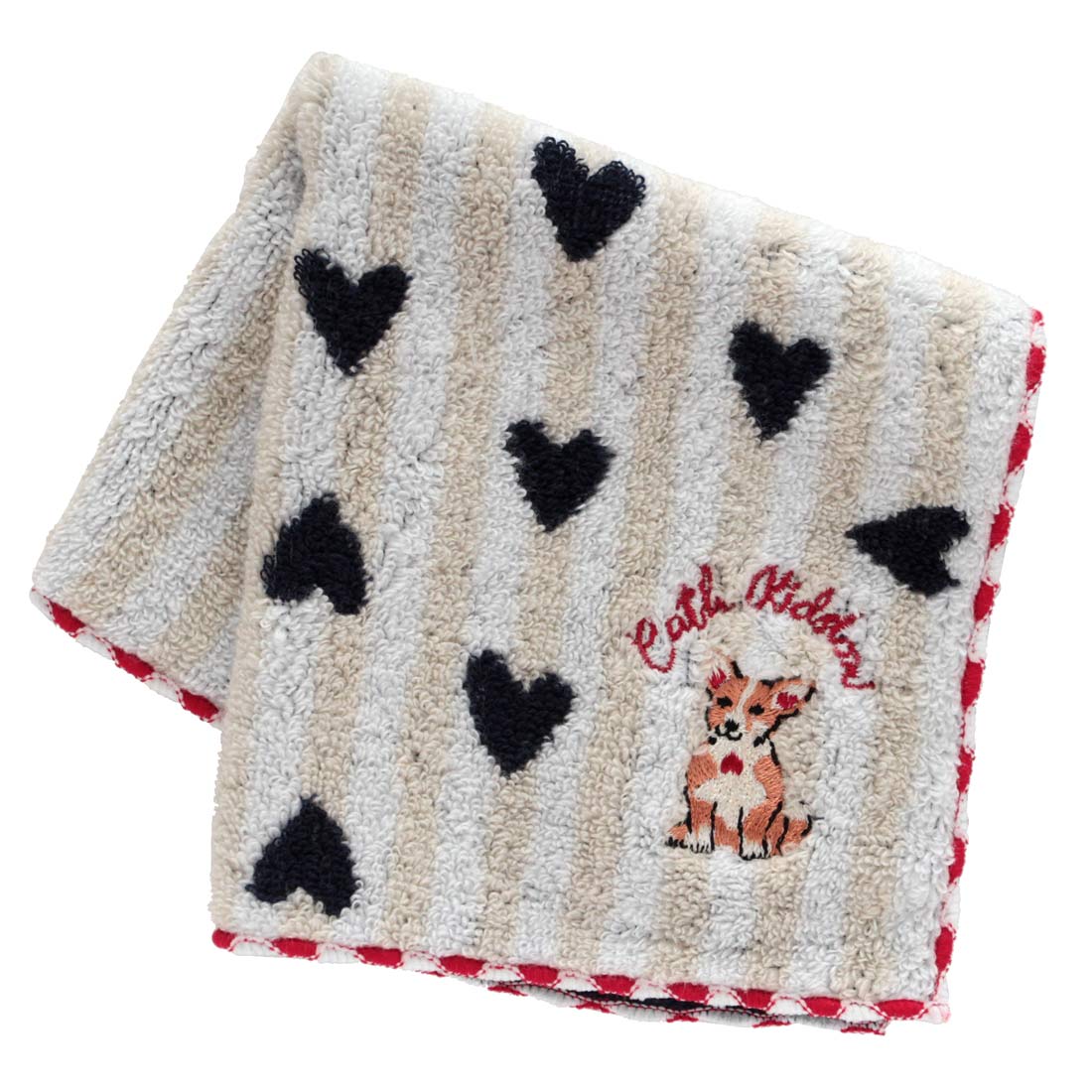 タオルハンカチ クィーニー刺繍