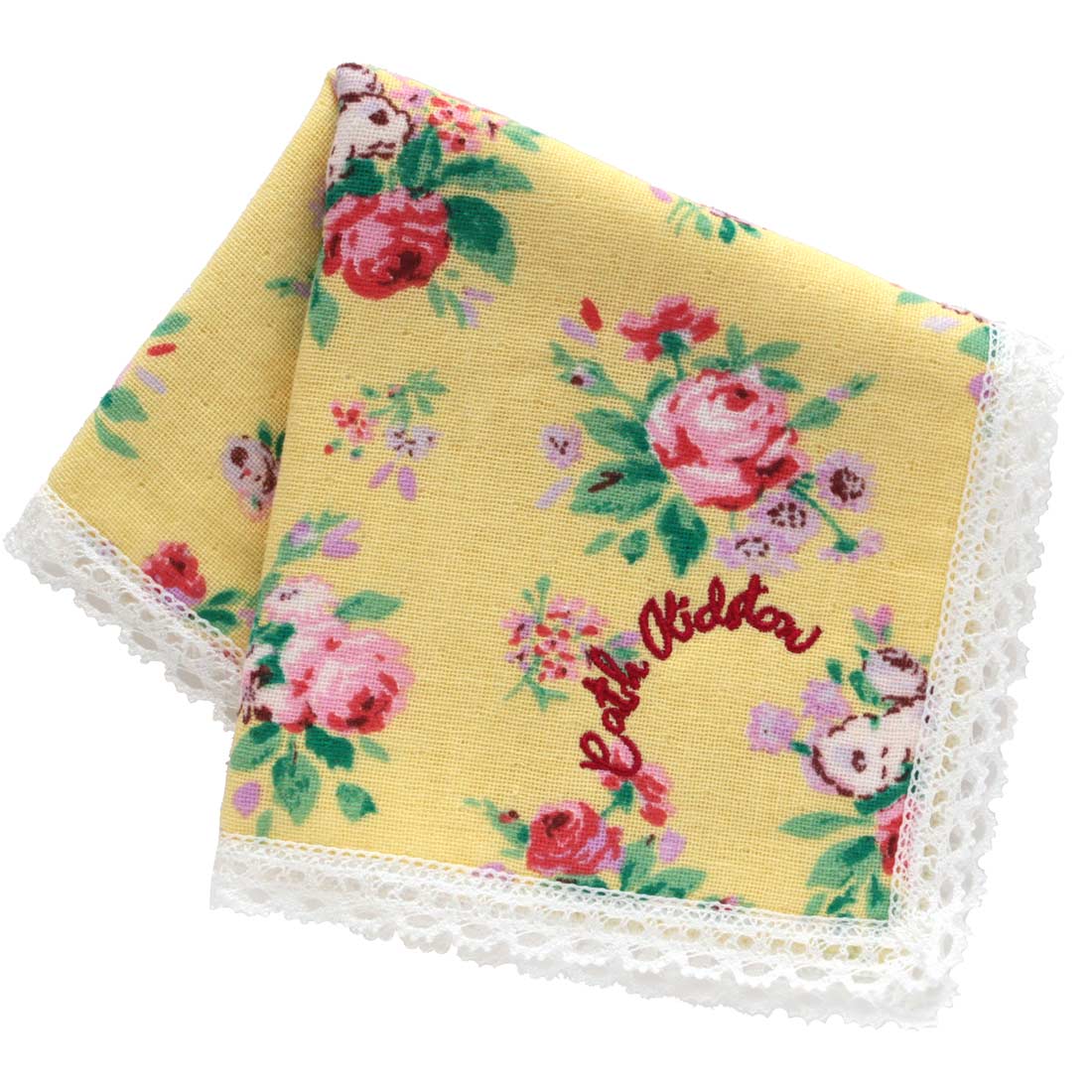 大判 表ガーゼ・裏タオルハンカチ（28cm）ICON FLORAL | Cath Kidston