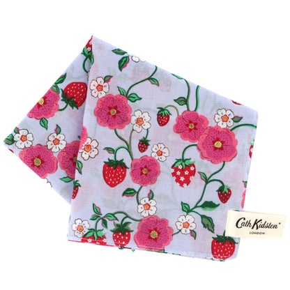いちごプリントハンカチ