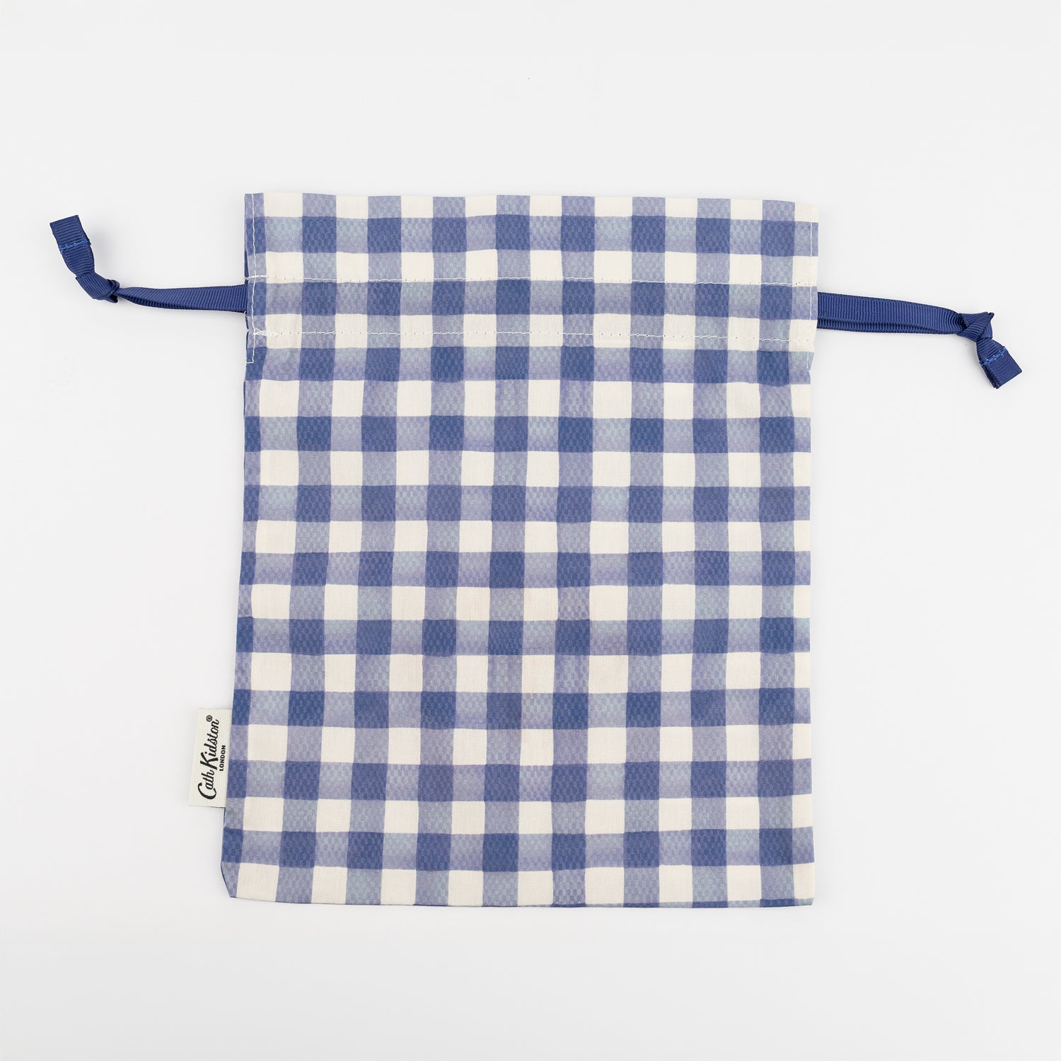ドローストリングポーチ Painted Gingham