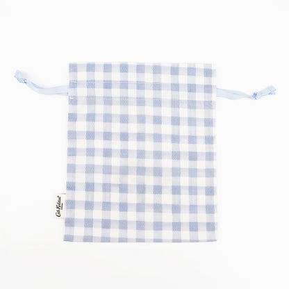 ドローストリングポーチ Painted Gingham