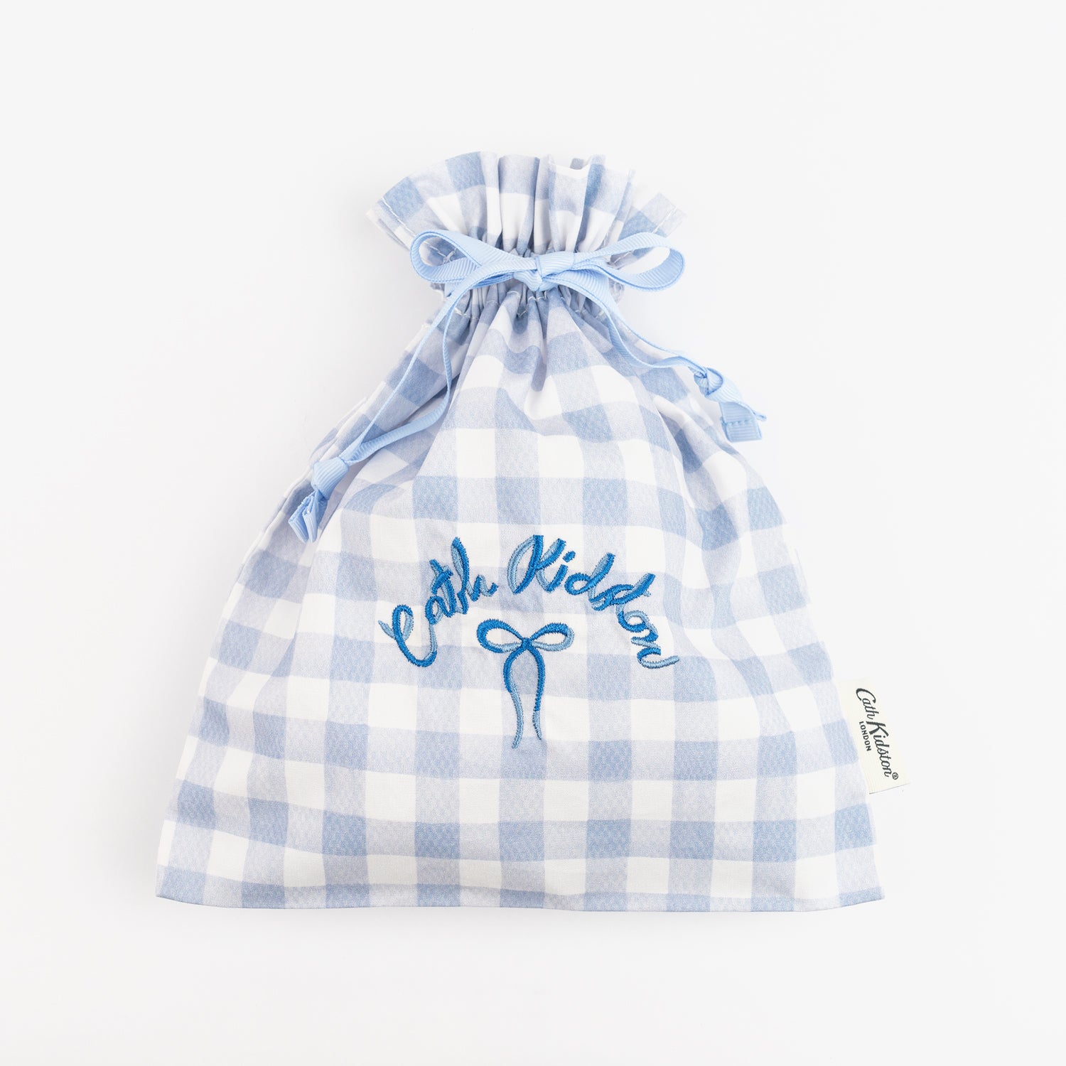 ドローストリングポーチ Painted Gingham | Cath Kidston 日本公式
