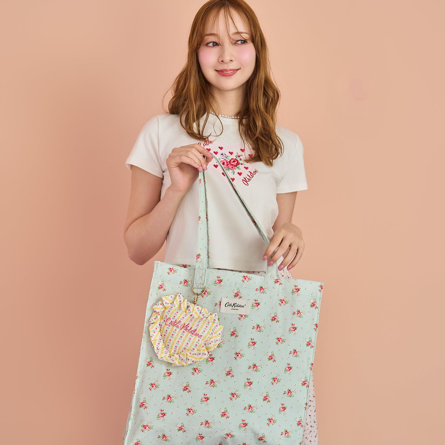 ハートフリルポーチチャーム | Cath Kidston 日本公式オンラインストア