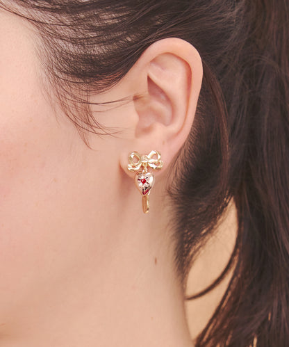 CKxLiquem イヤリング Love Notes