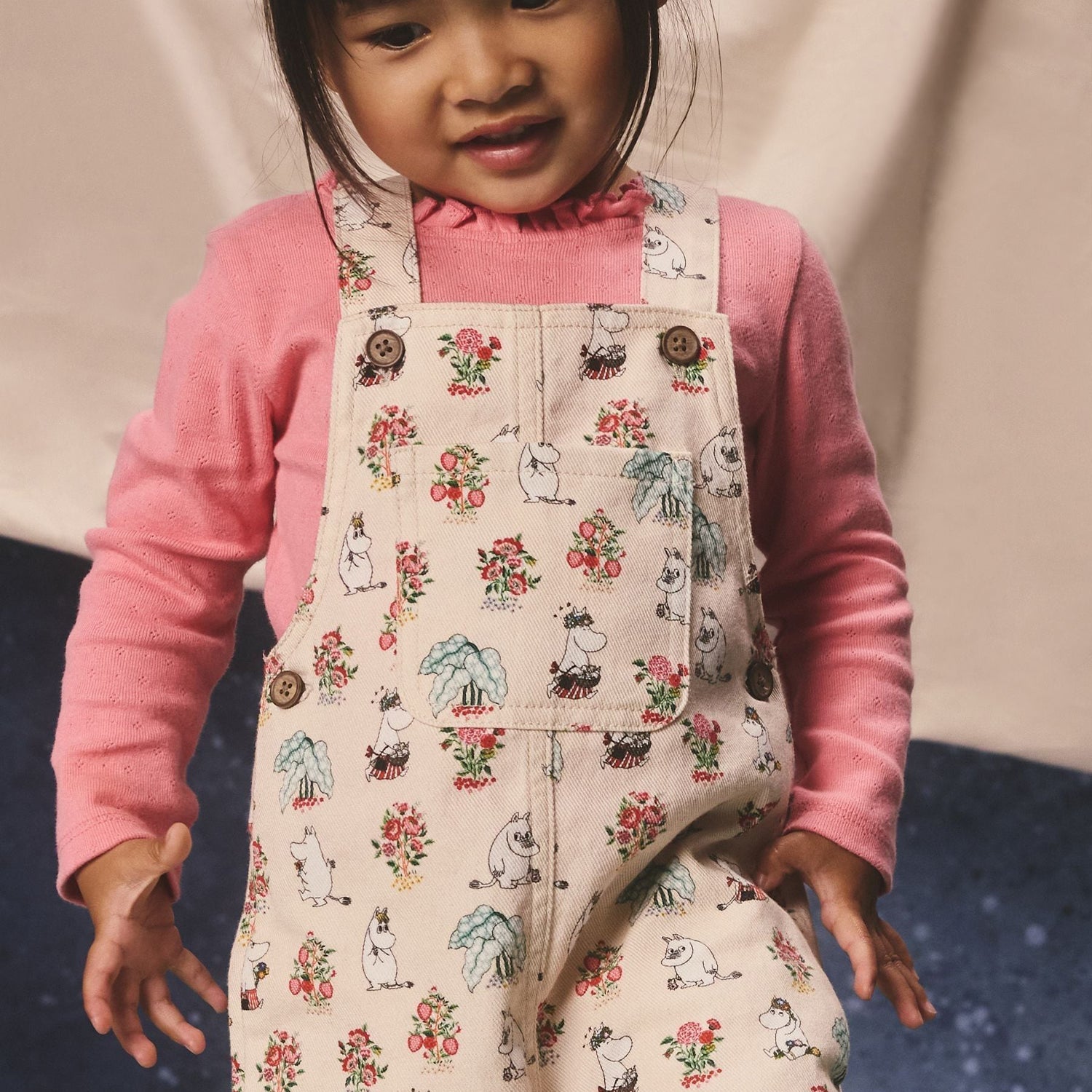 ムーミン サロペット＆トップス セット Moomin Bunches