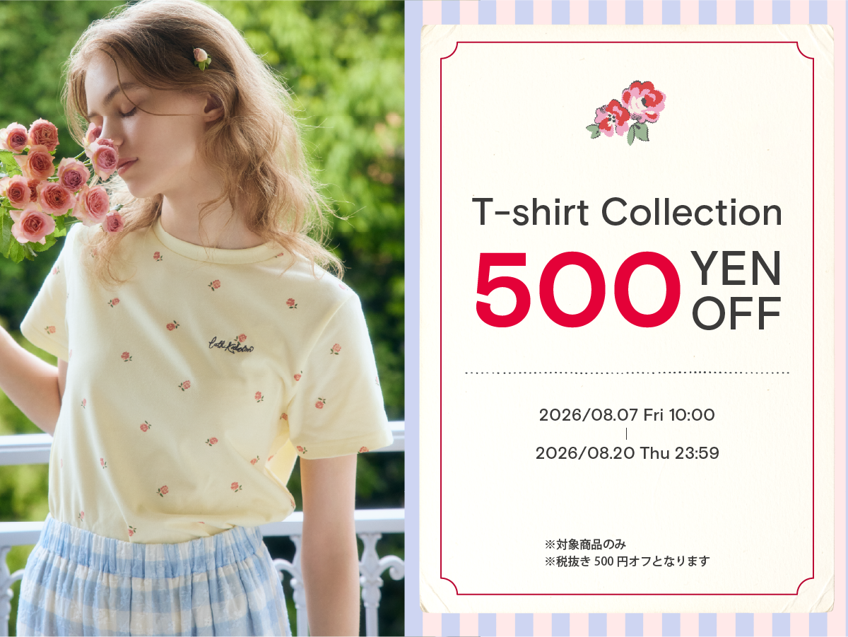 T-shirt 500円オフ