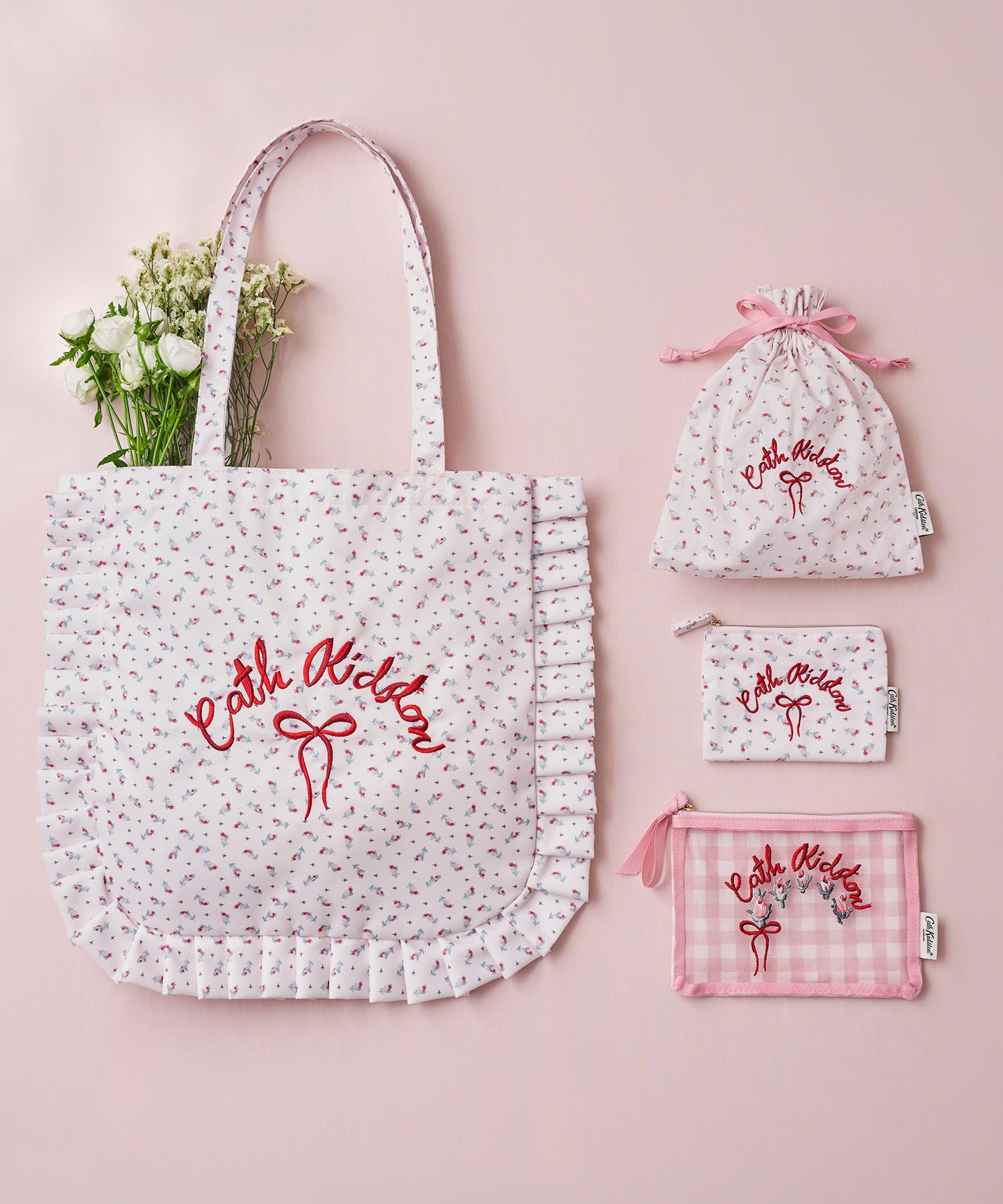フリルトートバッグ Rose Miniature